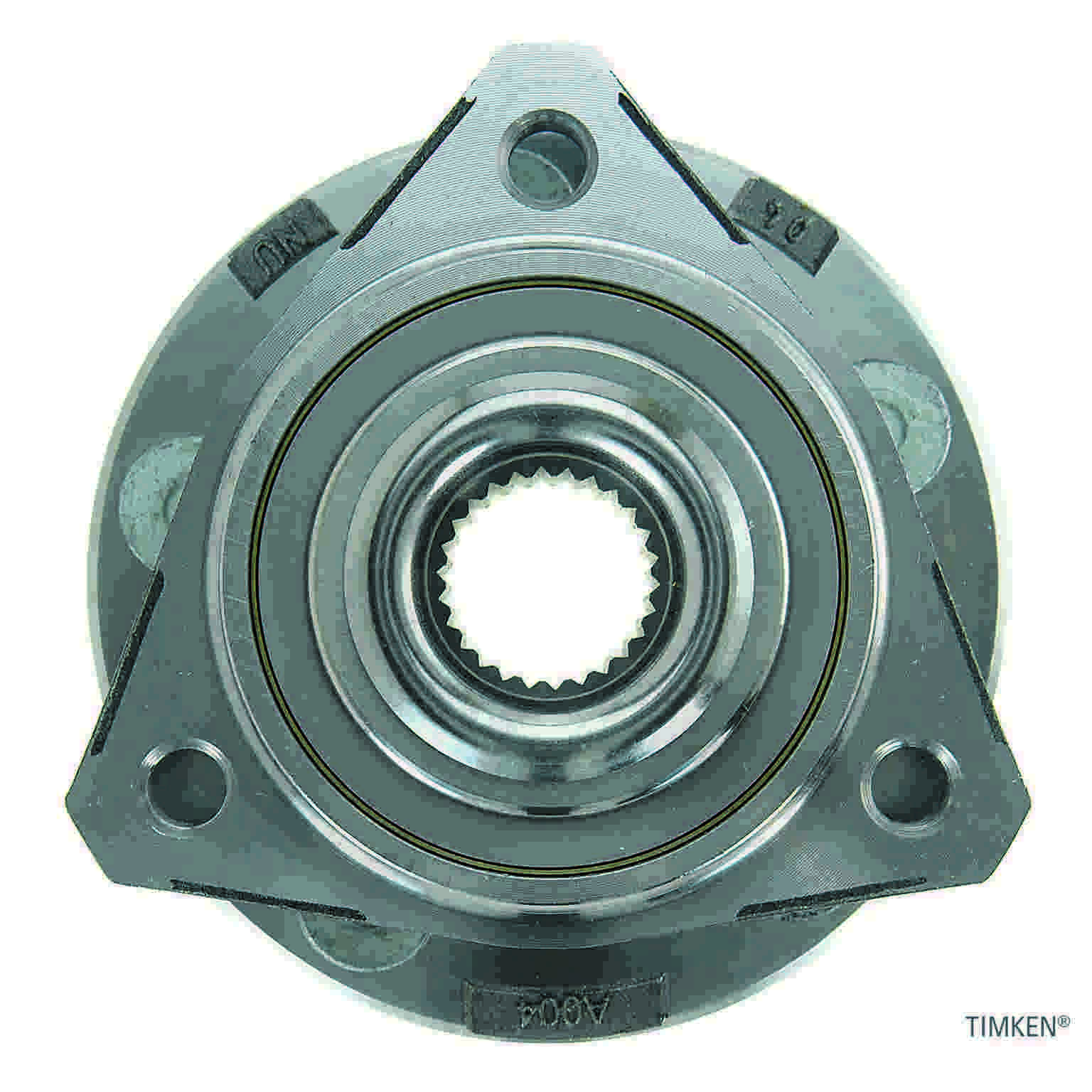 Top View of Front Wheel Bearing and Hub Assembly TIMKEN 513138