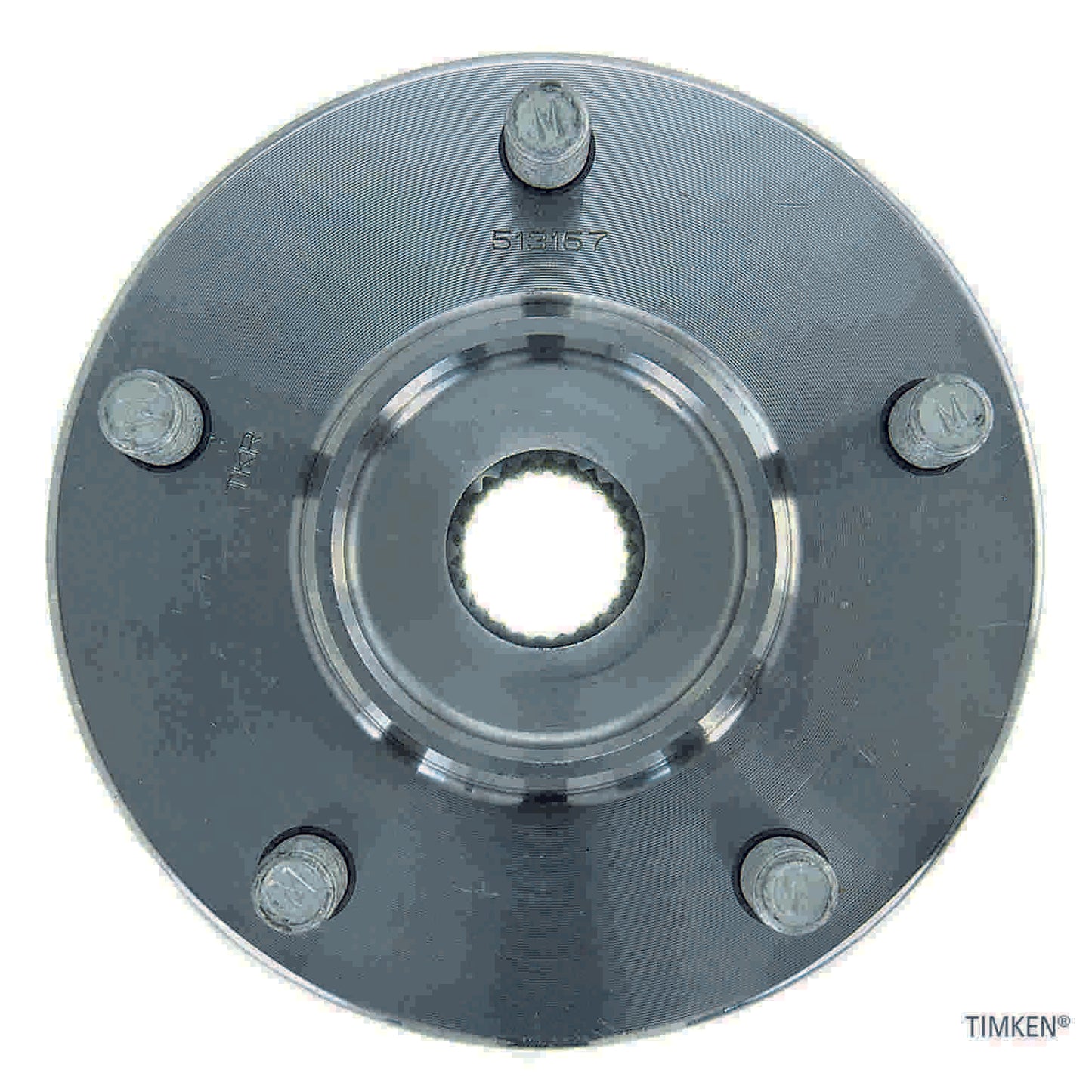 Back View of Front Wheel Bearing and Hub Assembly TIMKEN 513157