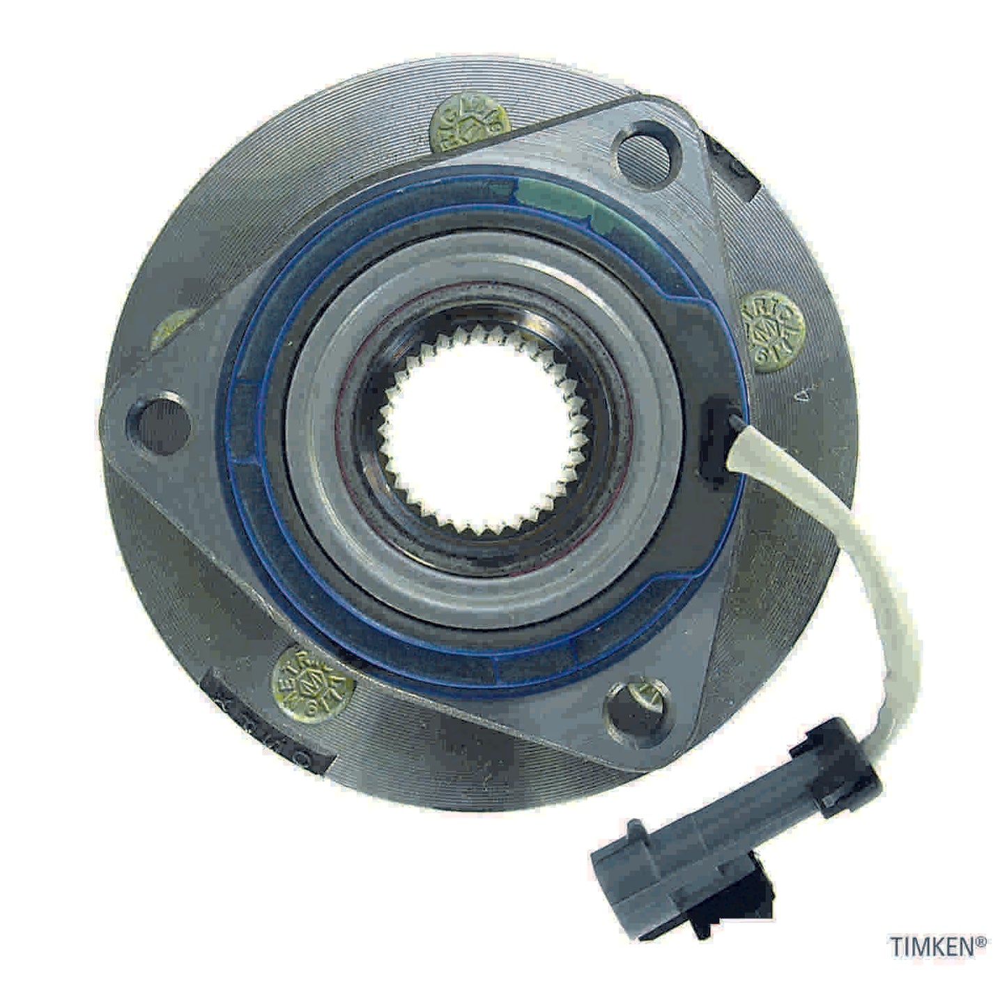 Top View of Front Wheel Bearing and Hub Assembly TIMKEN 513179