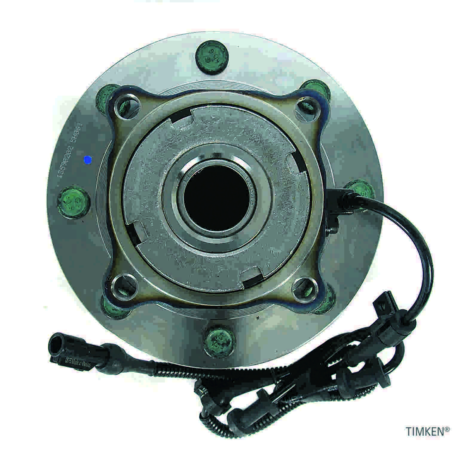 Top View of Front Wheel Bearing and Hub Assembly TIMKEN 515020