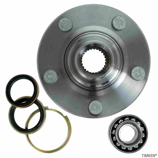 Top View of Front Wheel Bearing and Hub Assembly TIMKEN 518506