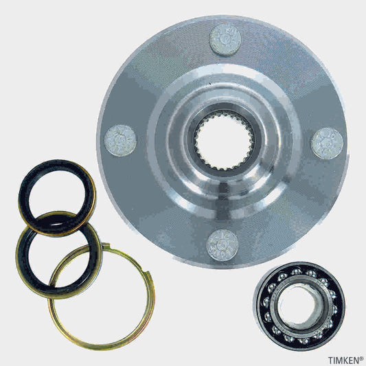 Front Wheel Bearing and Hub Assembly (Replacement Recommended) TIMKEN 518507 For Toyota Geo Chevrolet Corolla Prizm