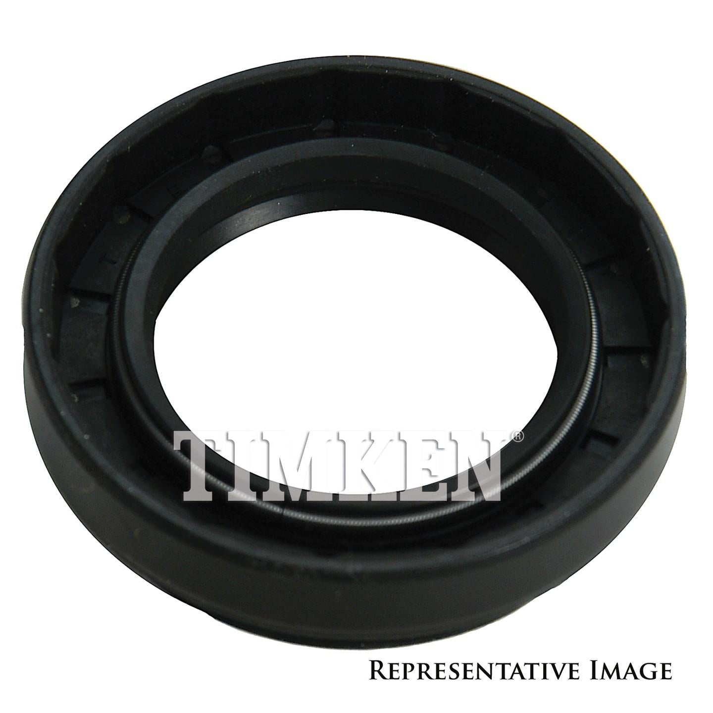 Back View of Left Automatic Transmission Output Shaft Seal TIMKEN 710109