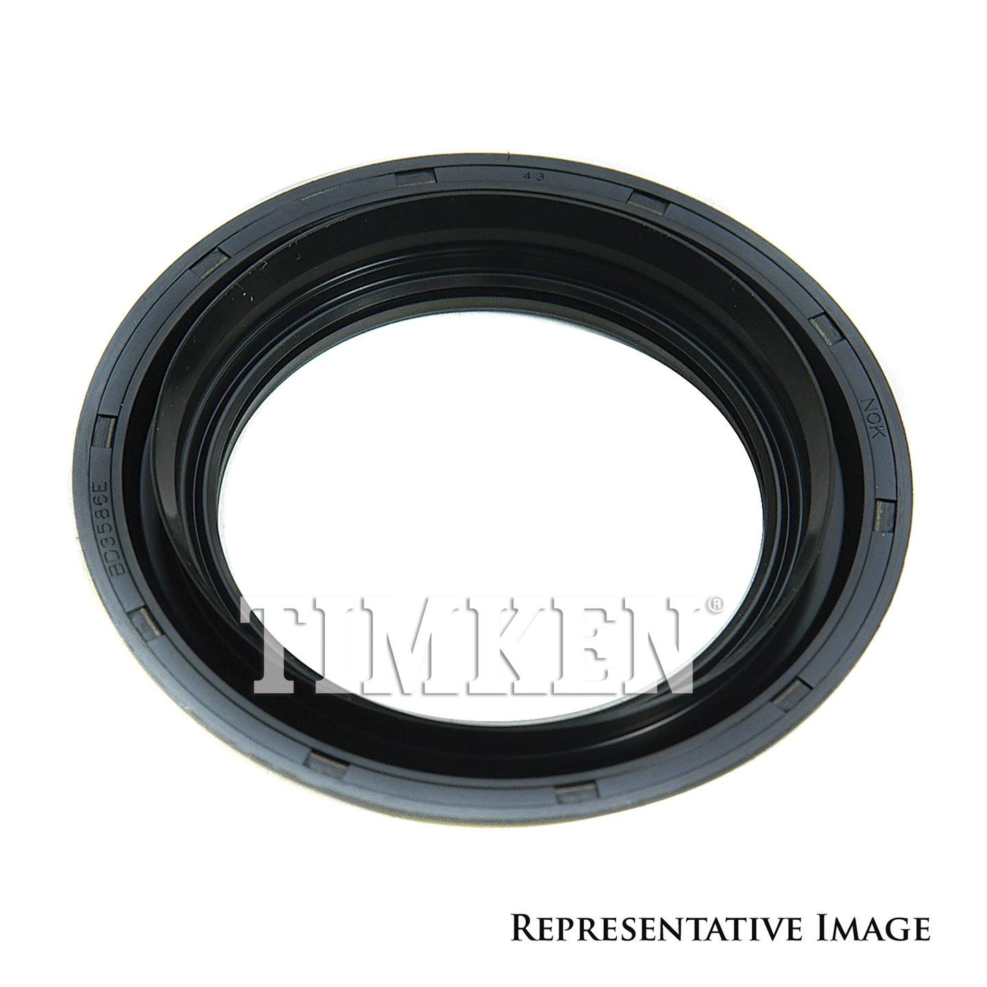 Back View of Front Right Drive Axle Shaft Seal TIMKEN 710428