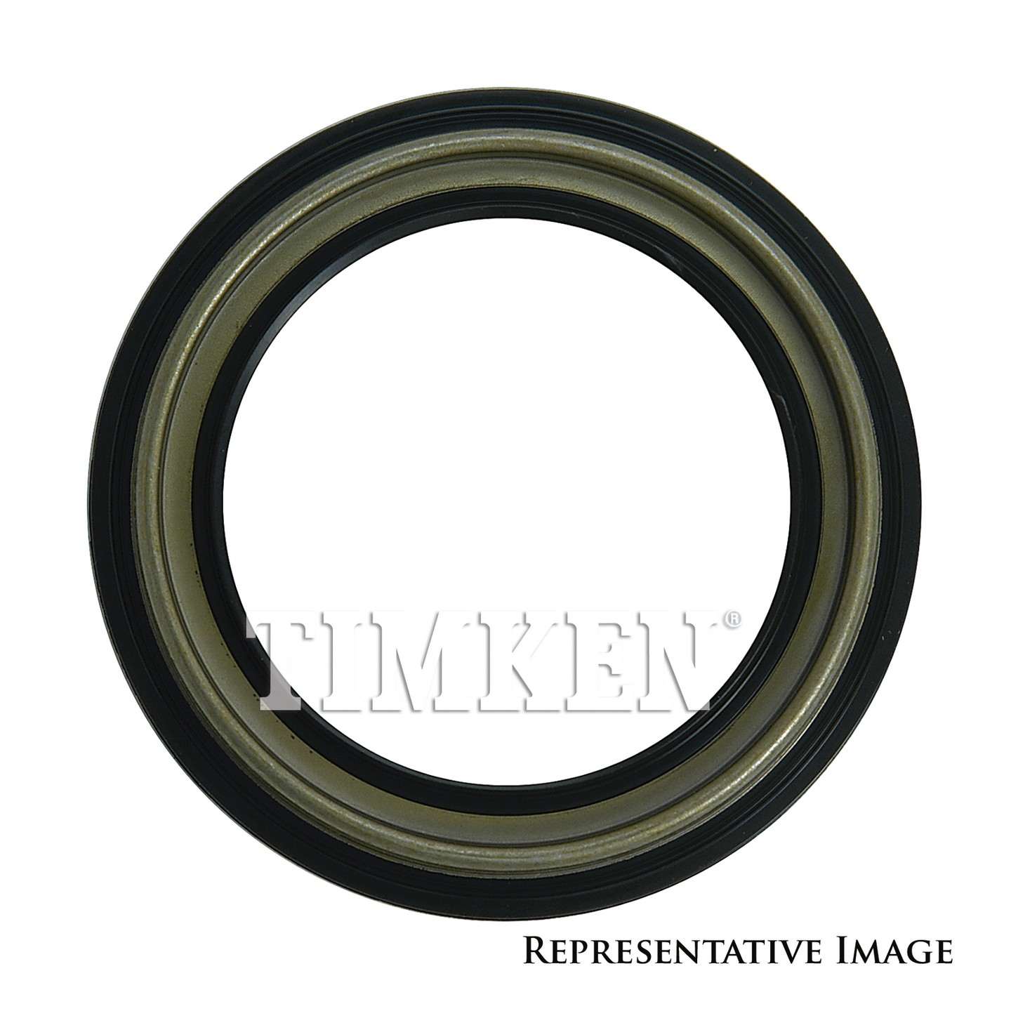 Top View of Front Right Drive Axle Shaft Seal TIMKEN 710428