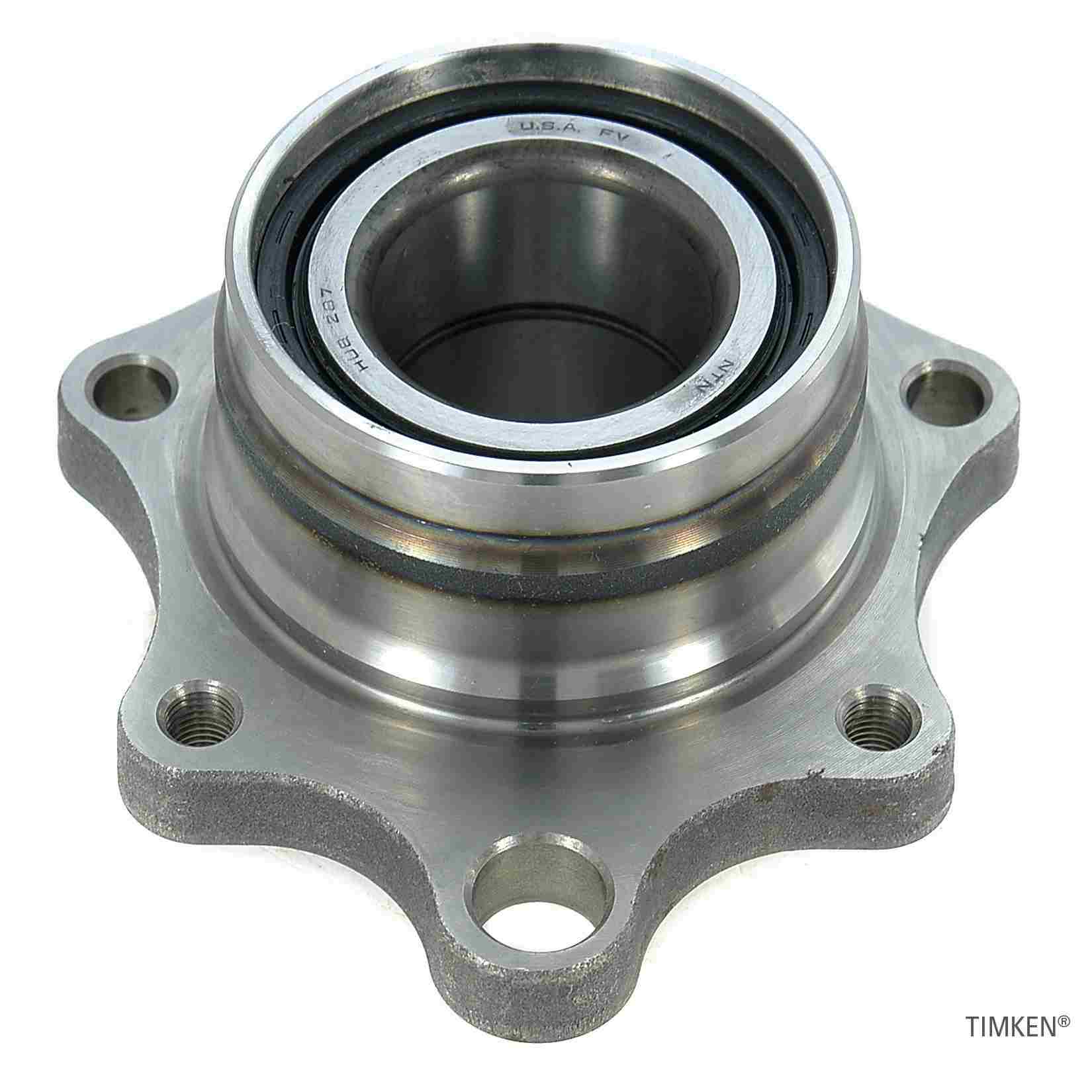 Angle View of Rear Left Wheel Bearing Assembly TIMKEN BM500014