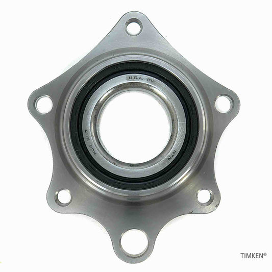 Top View of Rear Left Wheel Bearing Assembly TIMKEN BM500014