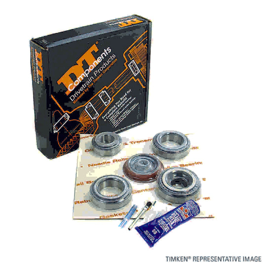 Angle View of Rear Axle Differential Bearing and Seal Kit TIMKEN DRK303