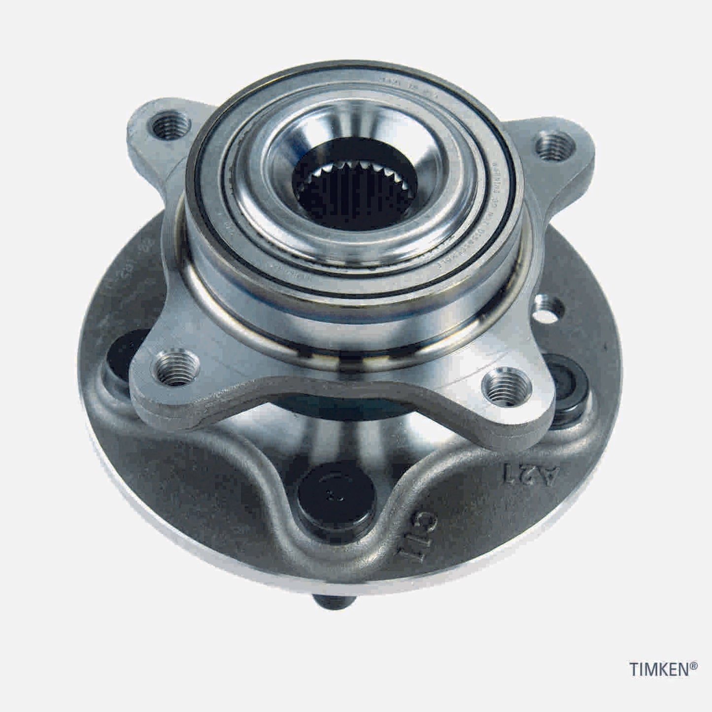 Angle View of Front Wheel Bearing and Hub Assembly TIMKEN HA500601