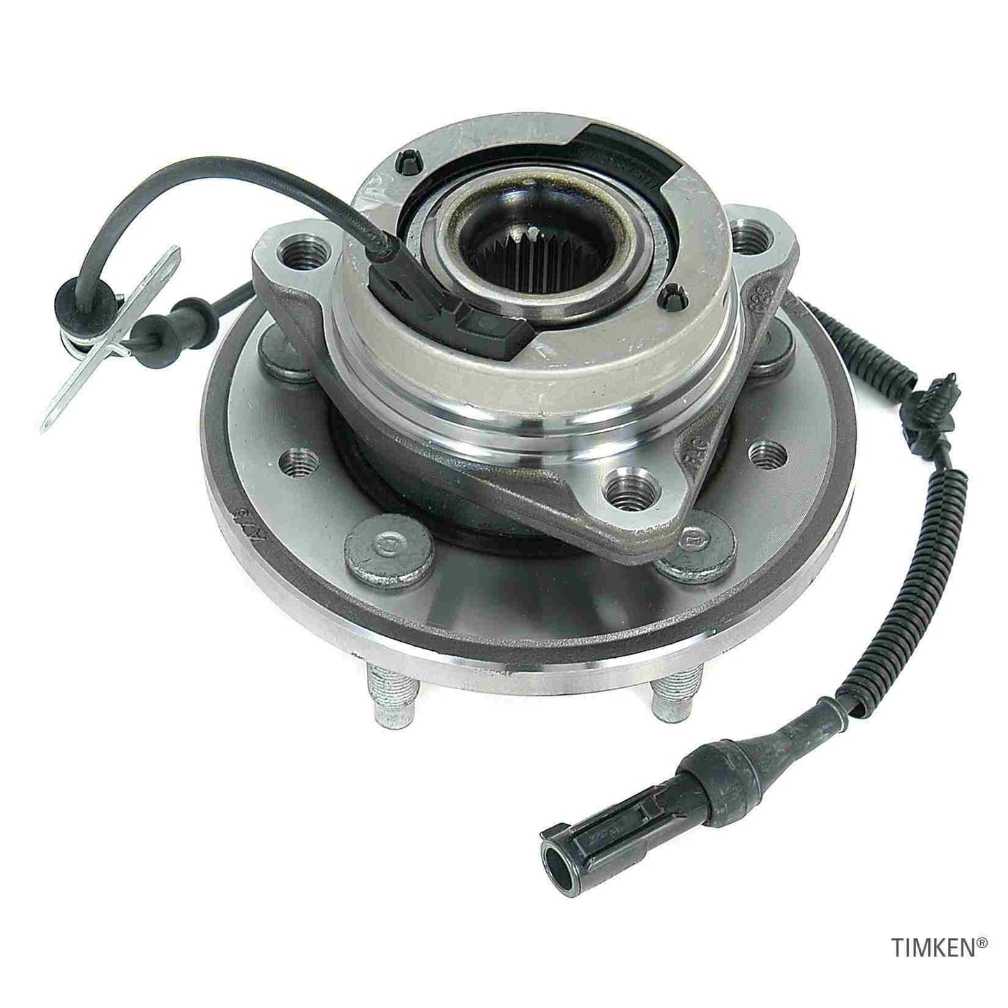 Angle View of Front Right Wheel Bearing and Hub Assembly TIMKEN HA590025