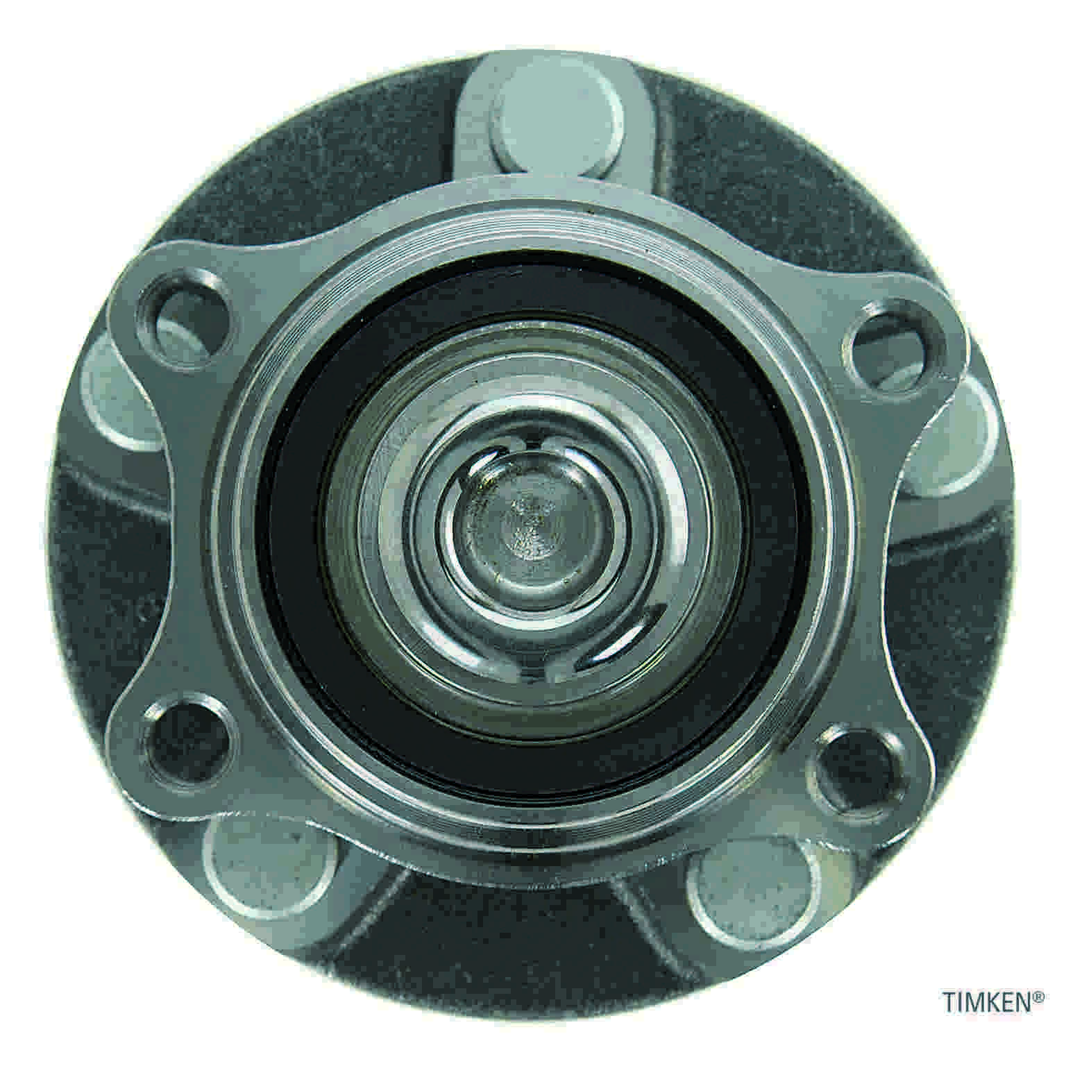 Top View of Front Wheel Bearing and Hub Assembly TIMKEN HA590027