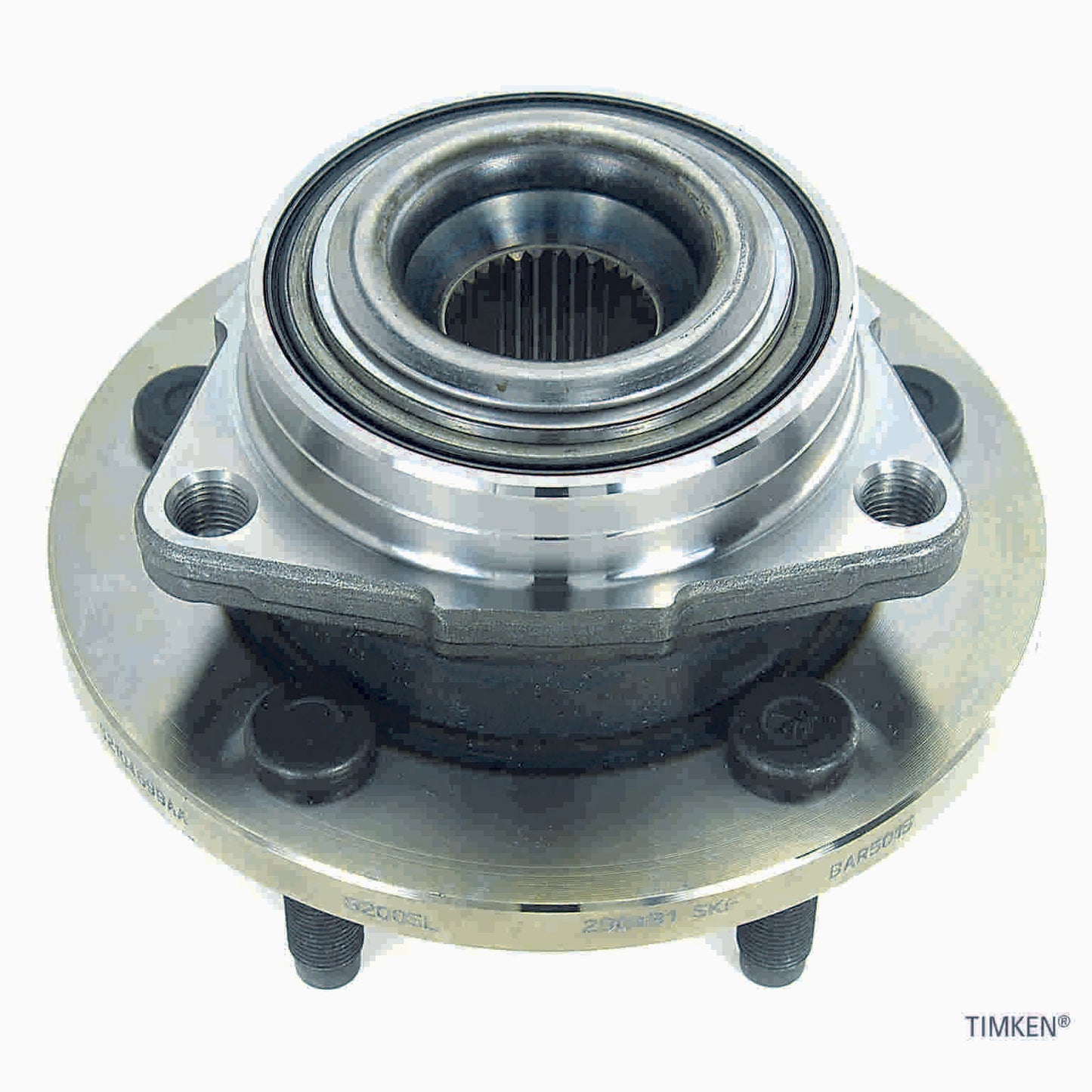 Angle View of Front Wheel Bearing and Hub Assembly TIMKEN HA590034