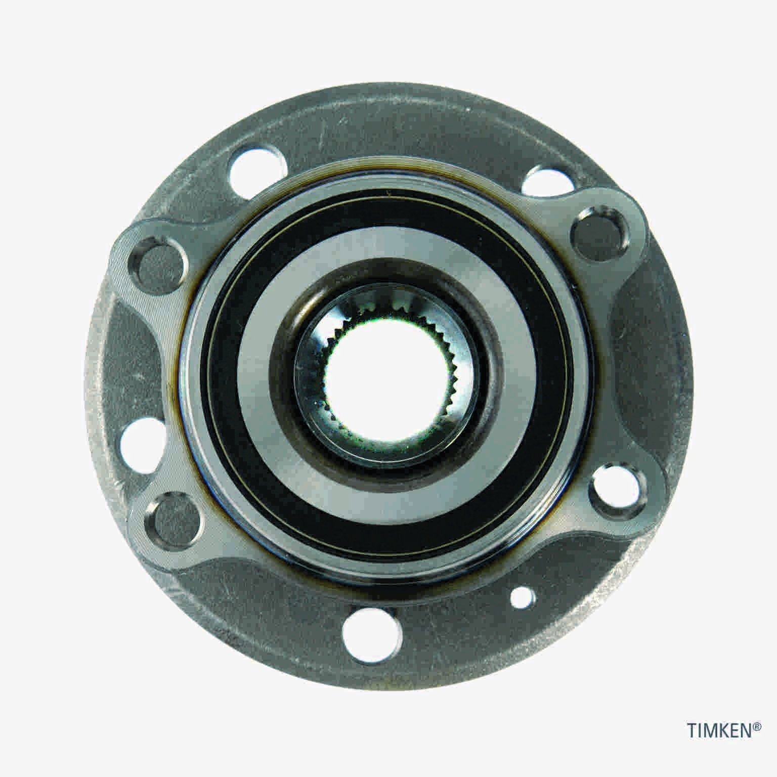 Top View of Front Wheel Bearing and Hub Assembly TIMKEN HA590106