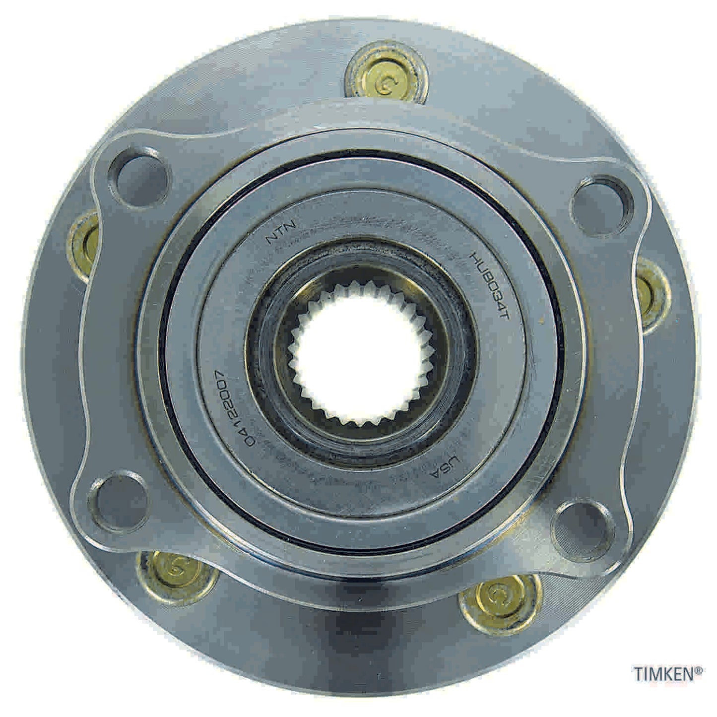 Top View of Front Wheel Bearing and Hub Assembly TIMKEN HA590108