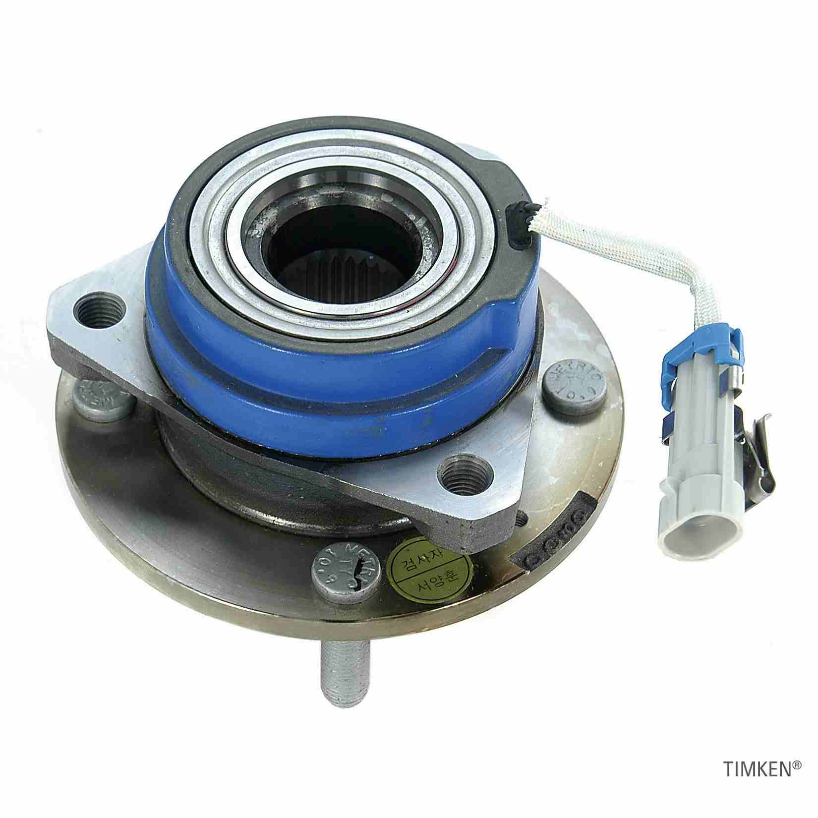 Angle View of Front Wheel Bearing and Hub Assembly TIMKEN HA590115