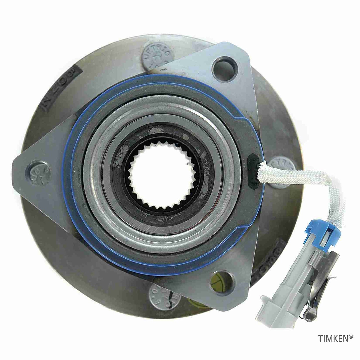 Top View of Front Wheel Bearing and Hub Assembly TIMKEN HA590115