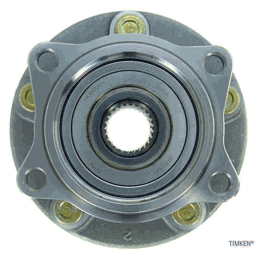 Top View of Rear Wheel Bearing and Hub Assembly TIMKEN HA590120