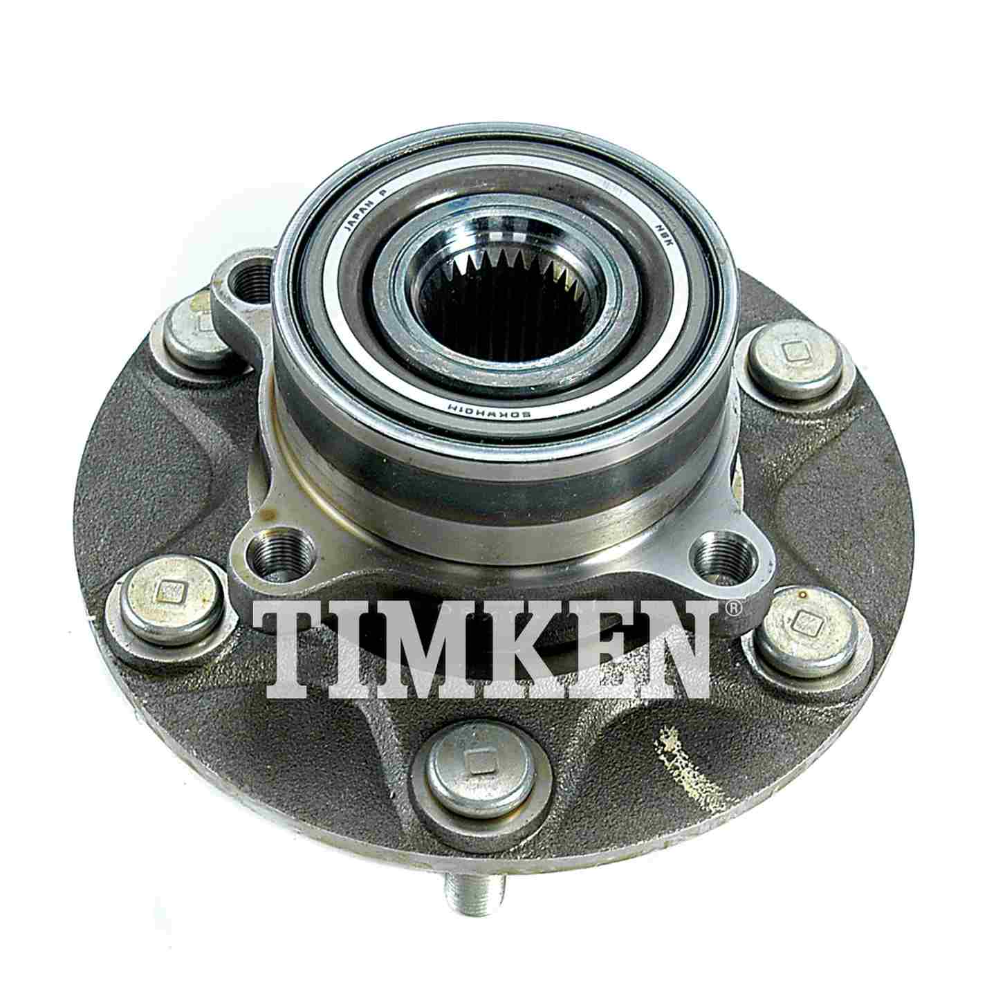 Angle View of Front Wheel Bearing and Hub Assembly TIMKEN HA590145