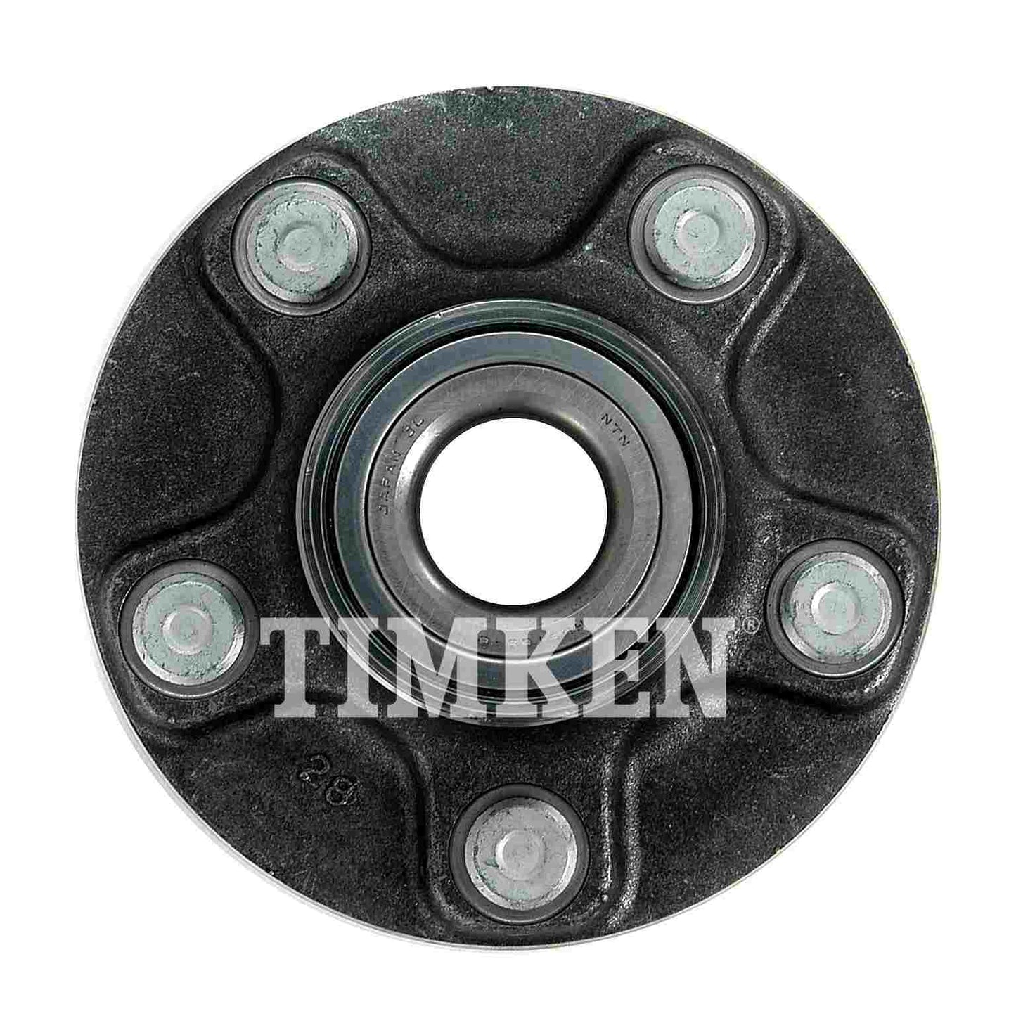 Top View of Rear Wheel Bearing and Hub Assembly TIMKEN HA590154