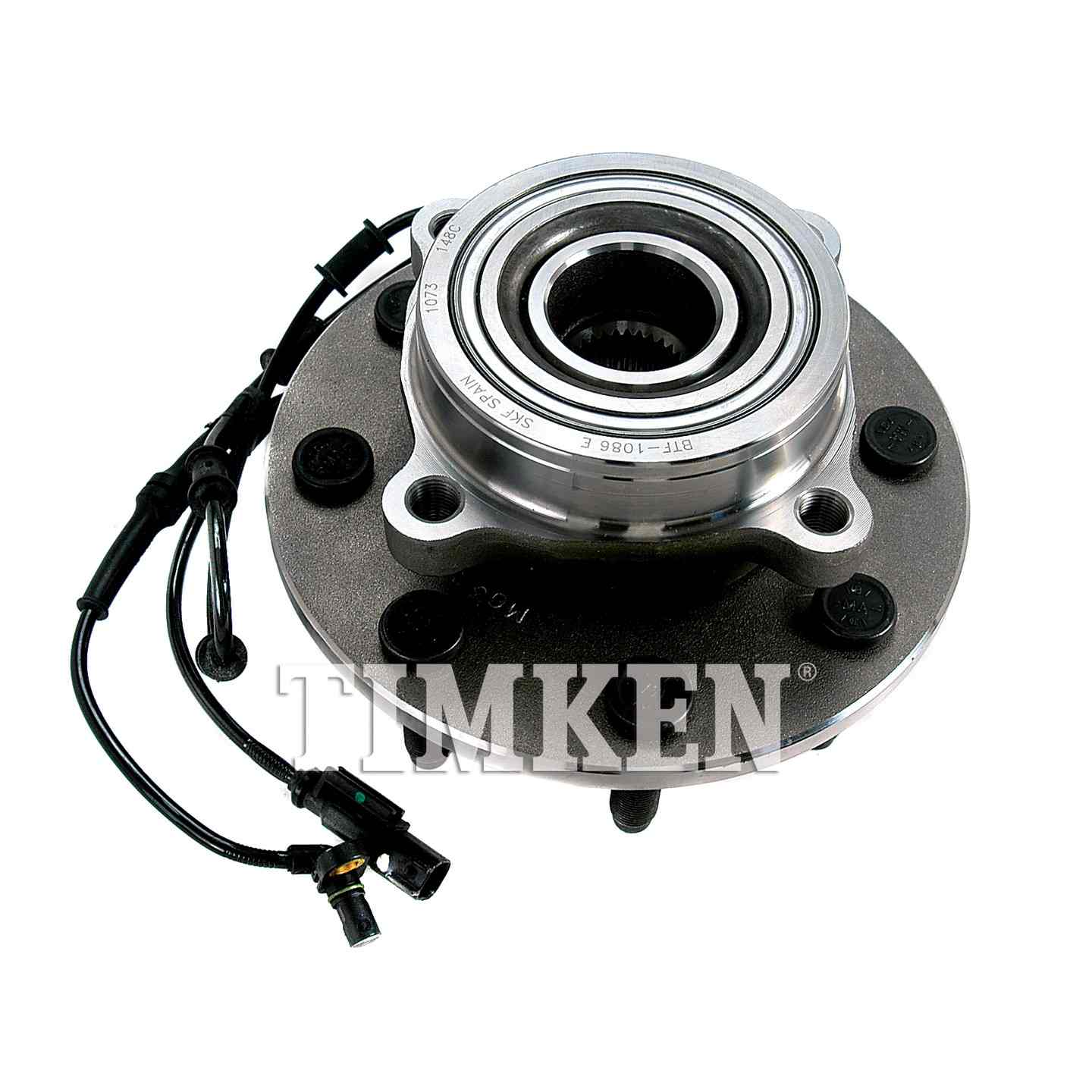 Angle View of Front Wheel Bearing and Hub Assembly TIMKEN HA590166