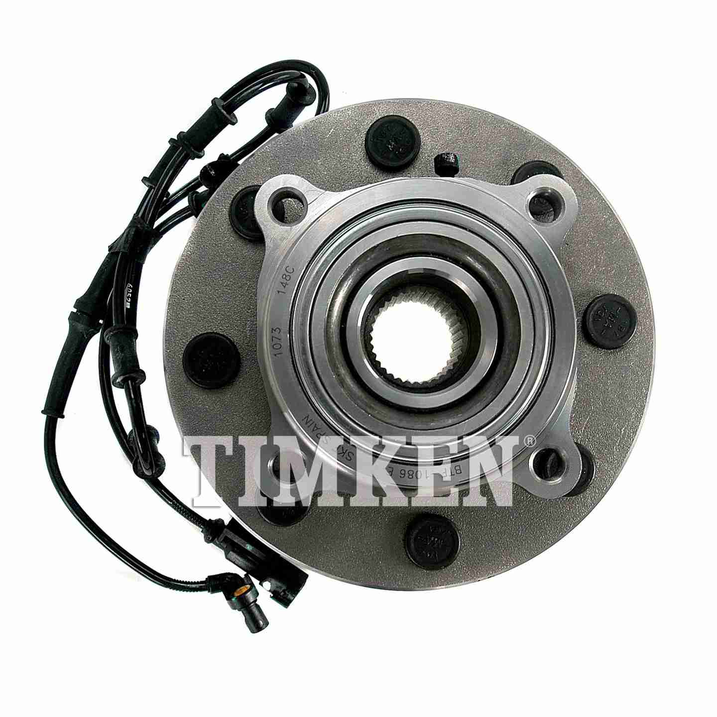 Top View of Front Wheel Bearing and Hub Assembly TIMKEN HA590166