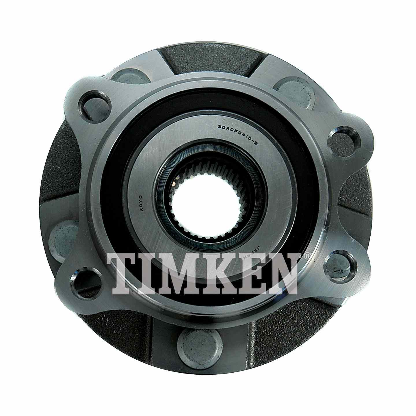 Top View of Front Wheel Bearing and Hub Assembly TIMKEN HA590168