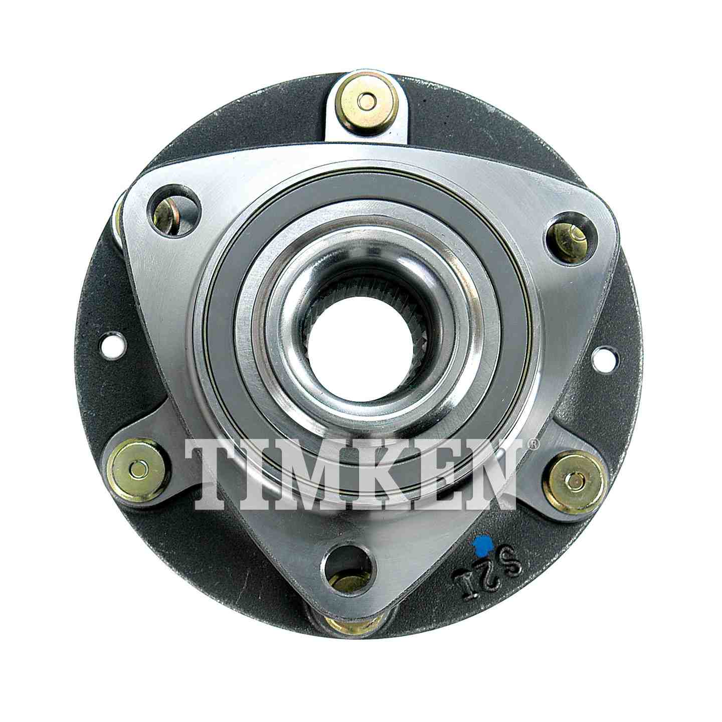 Top View of Front Wheel Bearing and Hub Assembly TIMKEN HA590206