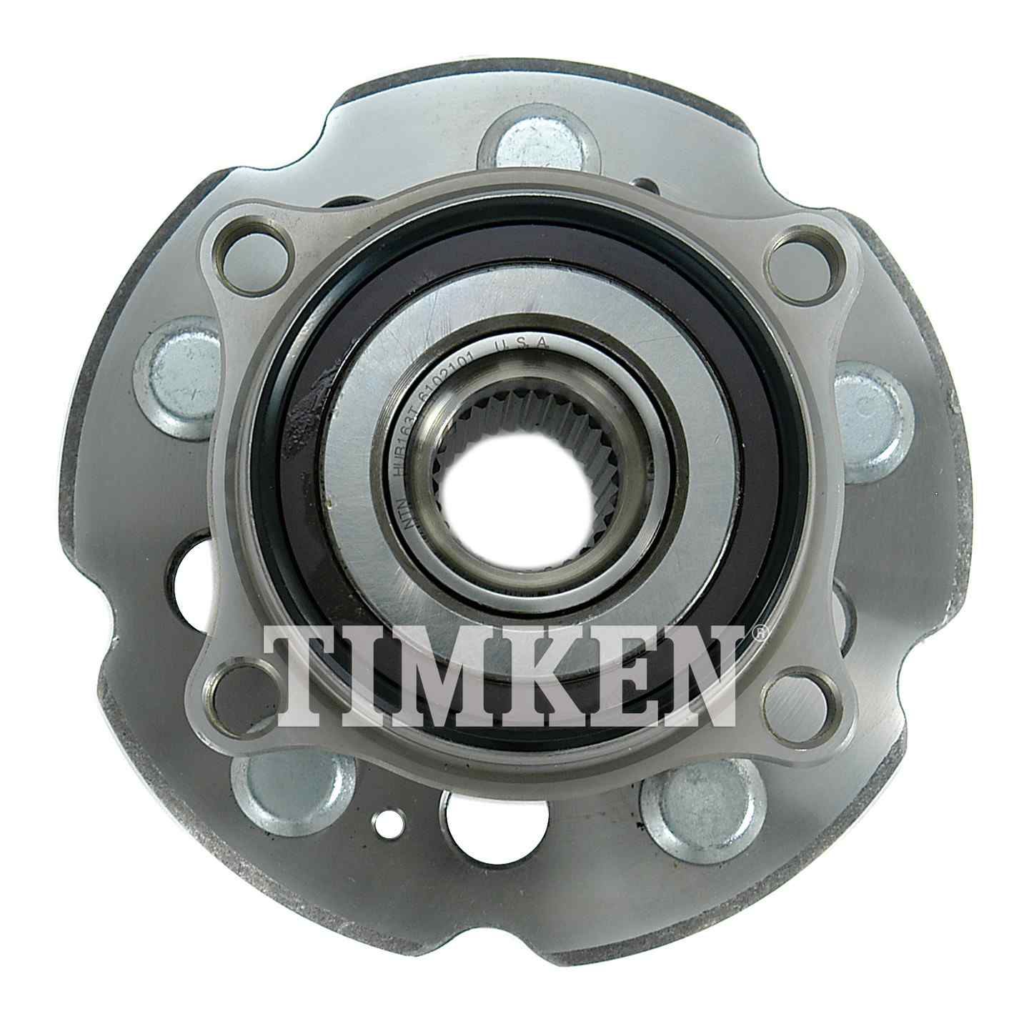 Top View of Rear Wheel Bearing and Hub Assembly TIMKEN HA590229