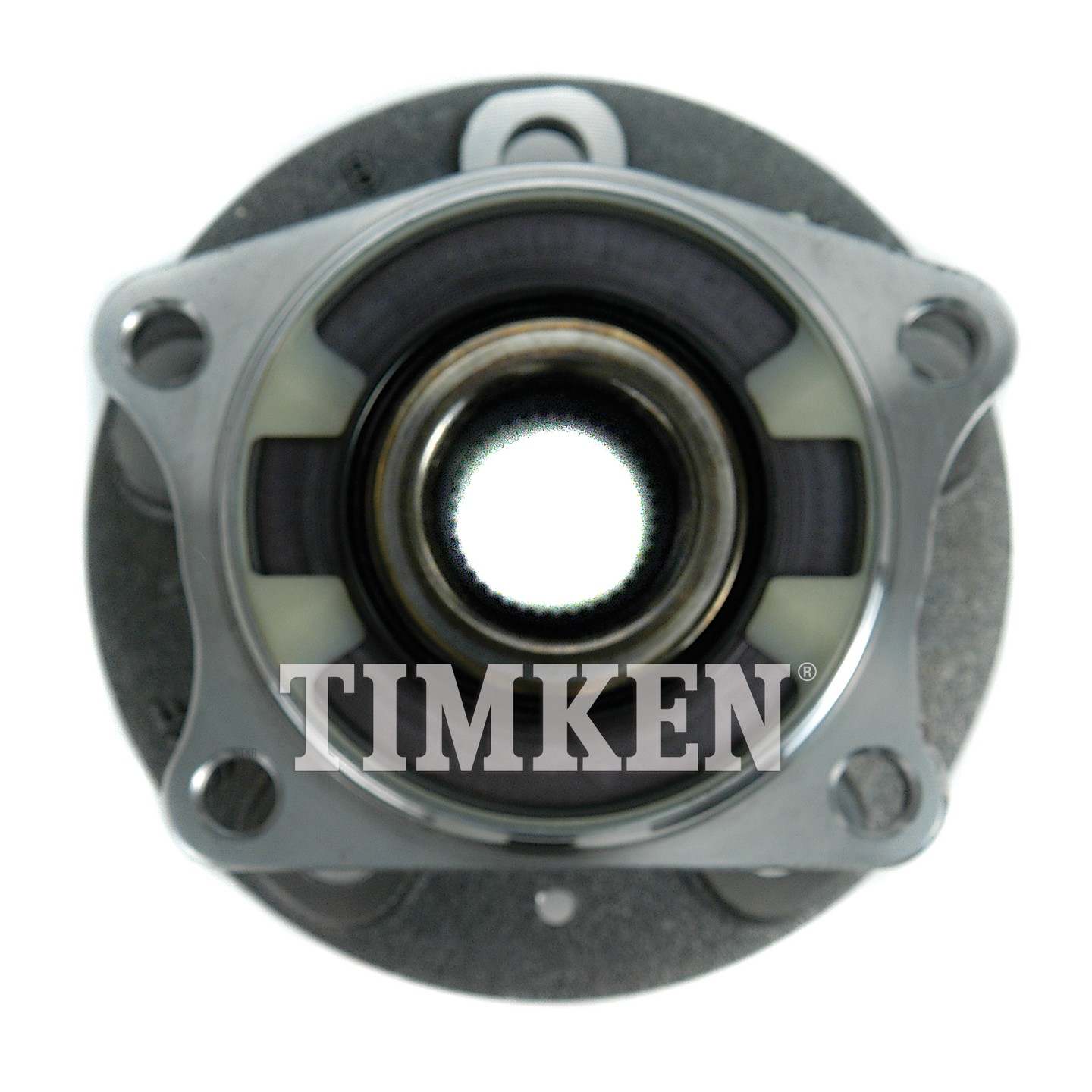 Top View of Rear Left Wheel Bearing and Hub Assembly TIMKEN HA590232