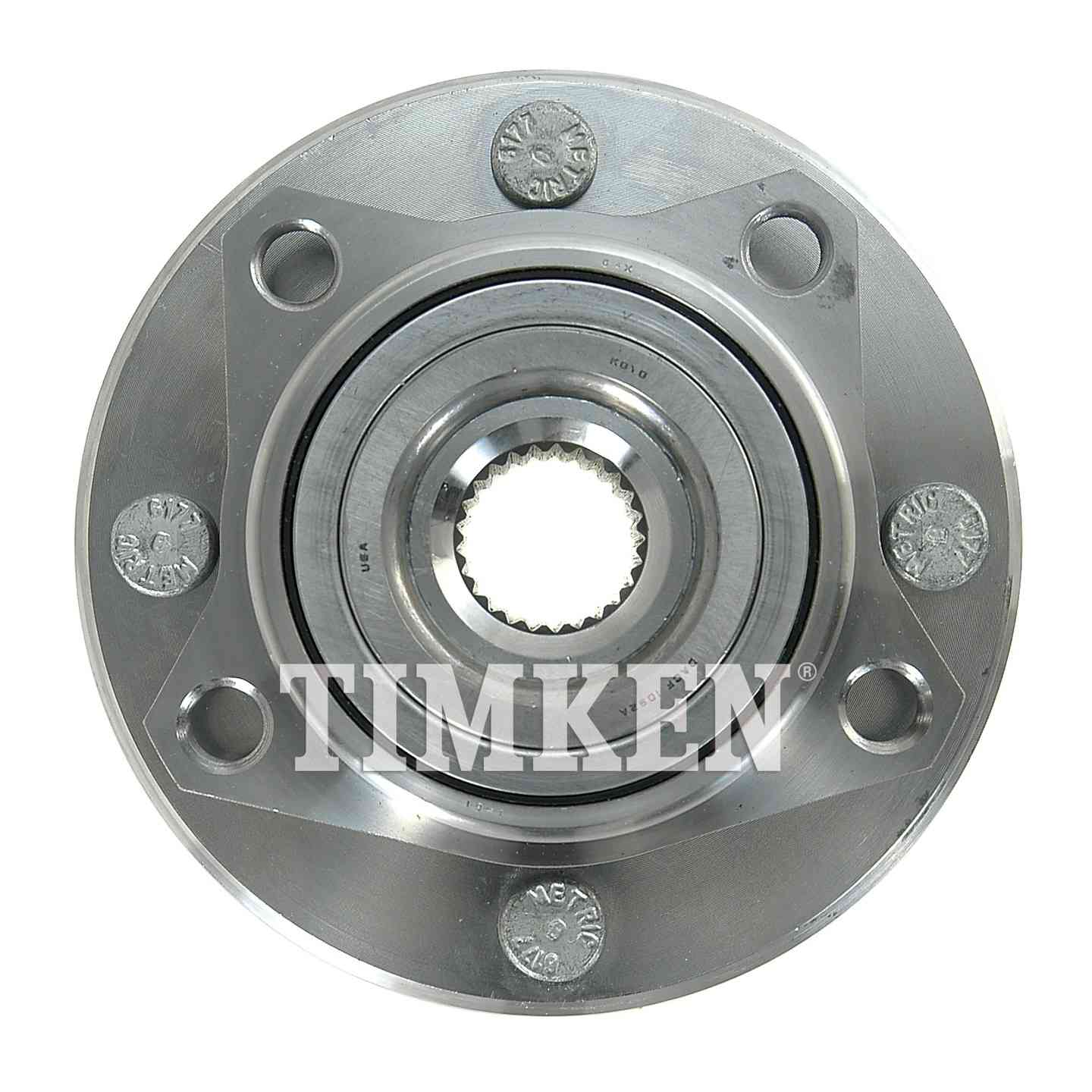 Top View of Front Wheel Bearing and Hub Assembly TIMKEN HA590240