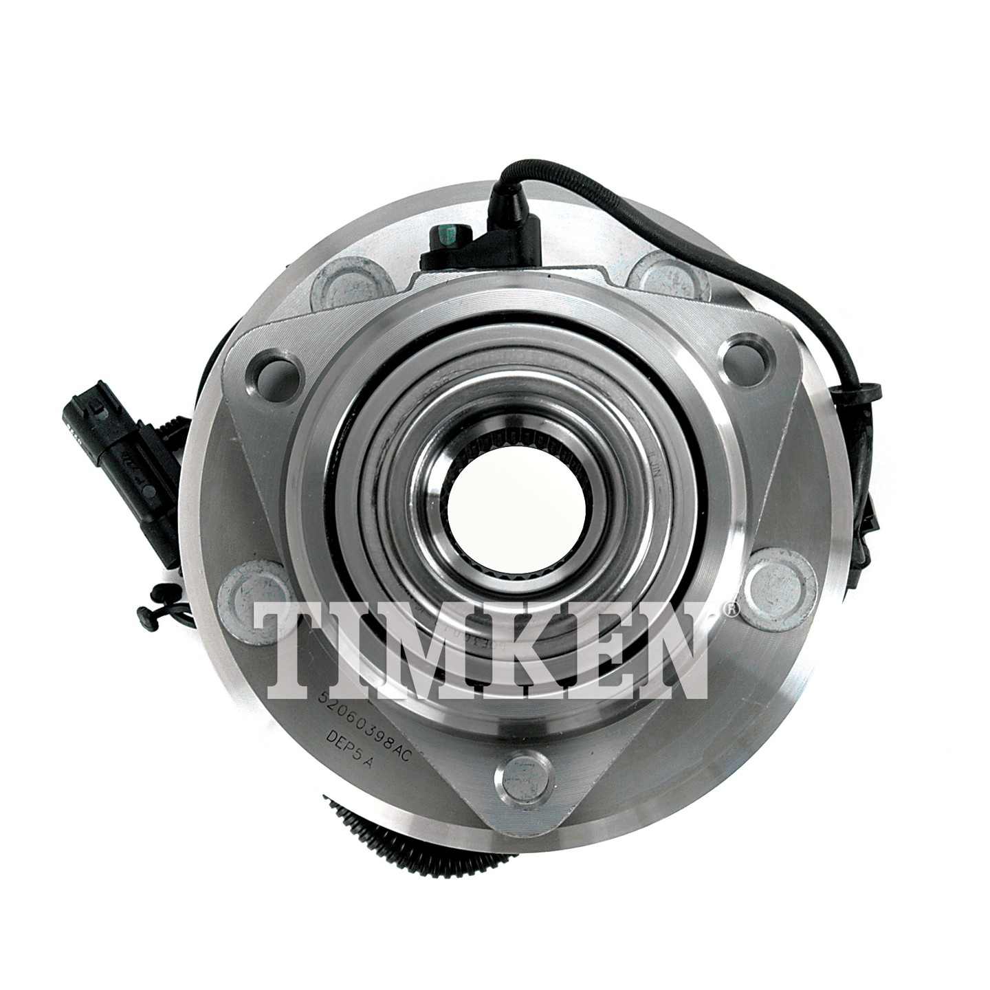 Top View of Front Wheel Bearing and Hub Assembly TIMKEN HA590242