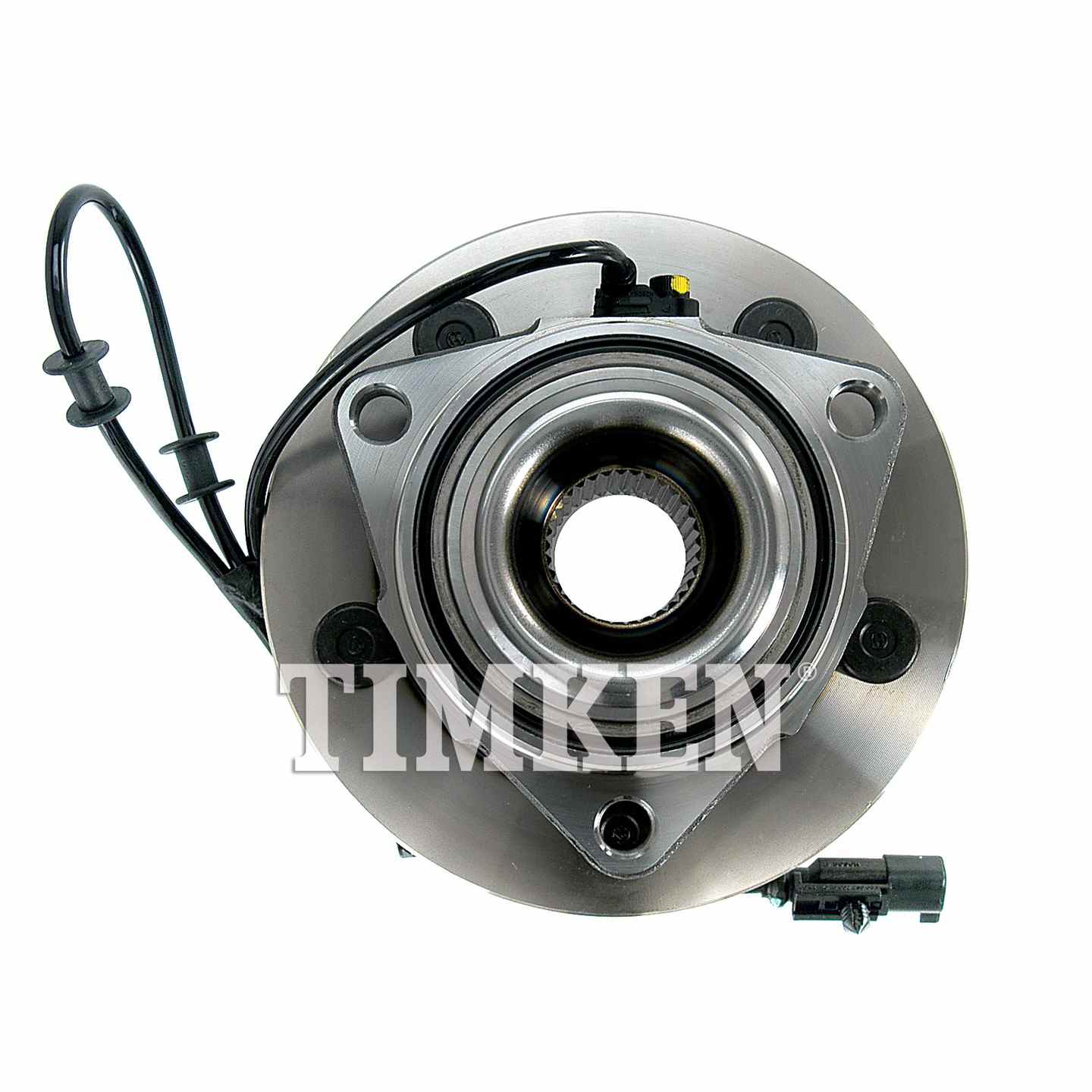 Top View of Front Wheel Bearing and Hub Assembly TIMKEN HA590244