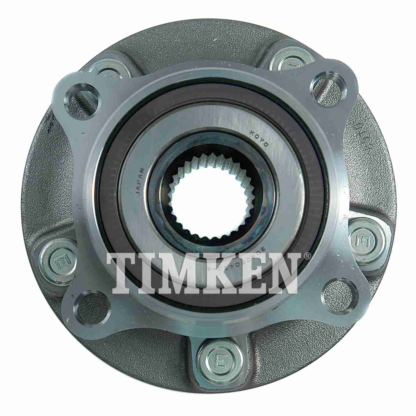 Top View of Front Wheel Bearing and Hub Assembly TIMKEN HA590271