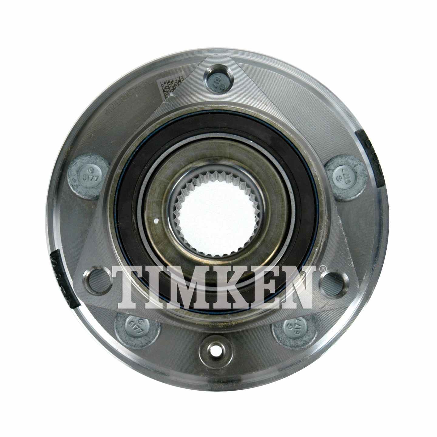 Top View of Front Wheel Bearing and Hub Assembly TIMKEN HA590348