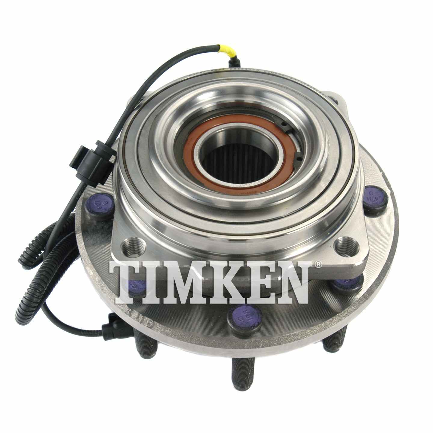 Angle View of Front Wheel Bearing and Hub Assembly TIMKEN HA590435