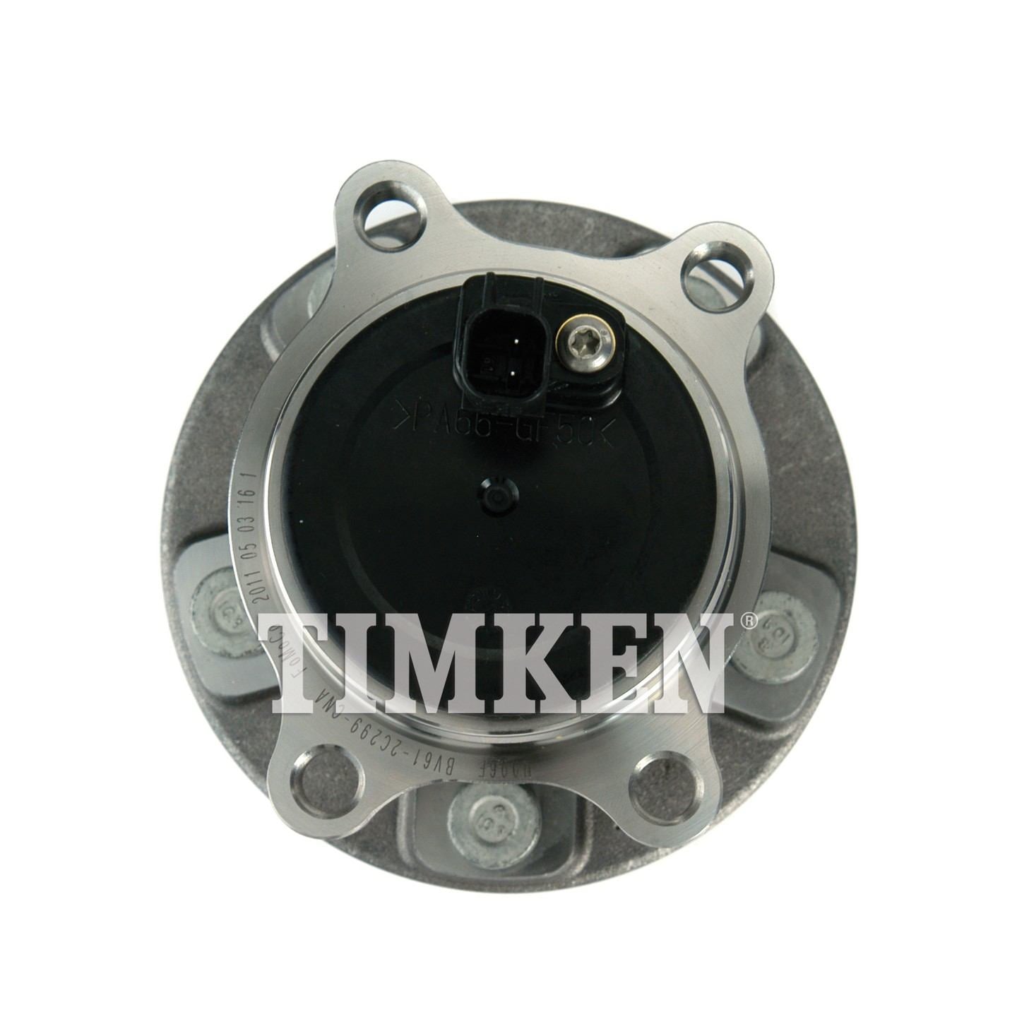 Top View of Rear Wheel Bearing and Hub Assembly TIMKEN HA590451