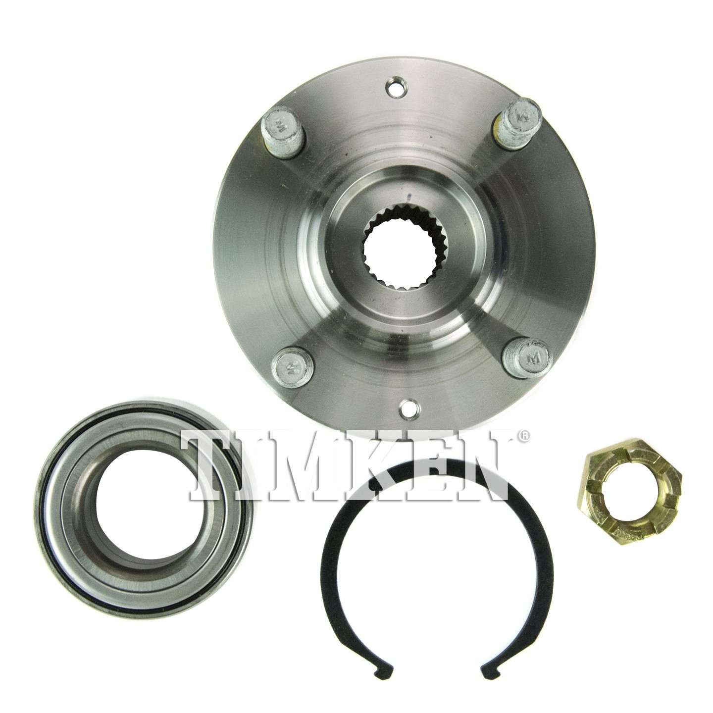 Back View of Front Wheel Bearing and Hub Assembly TIMKEN HA590504