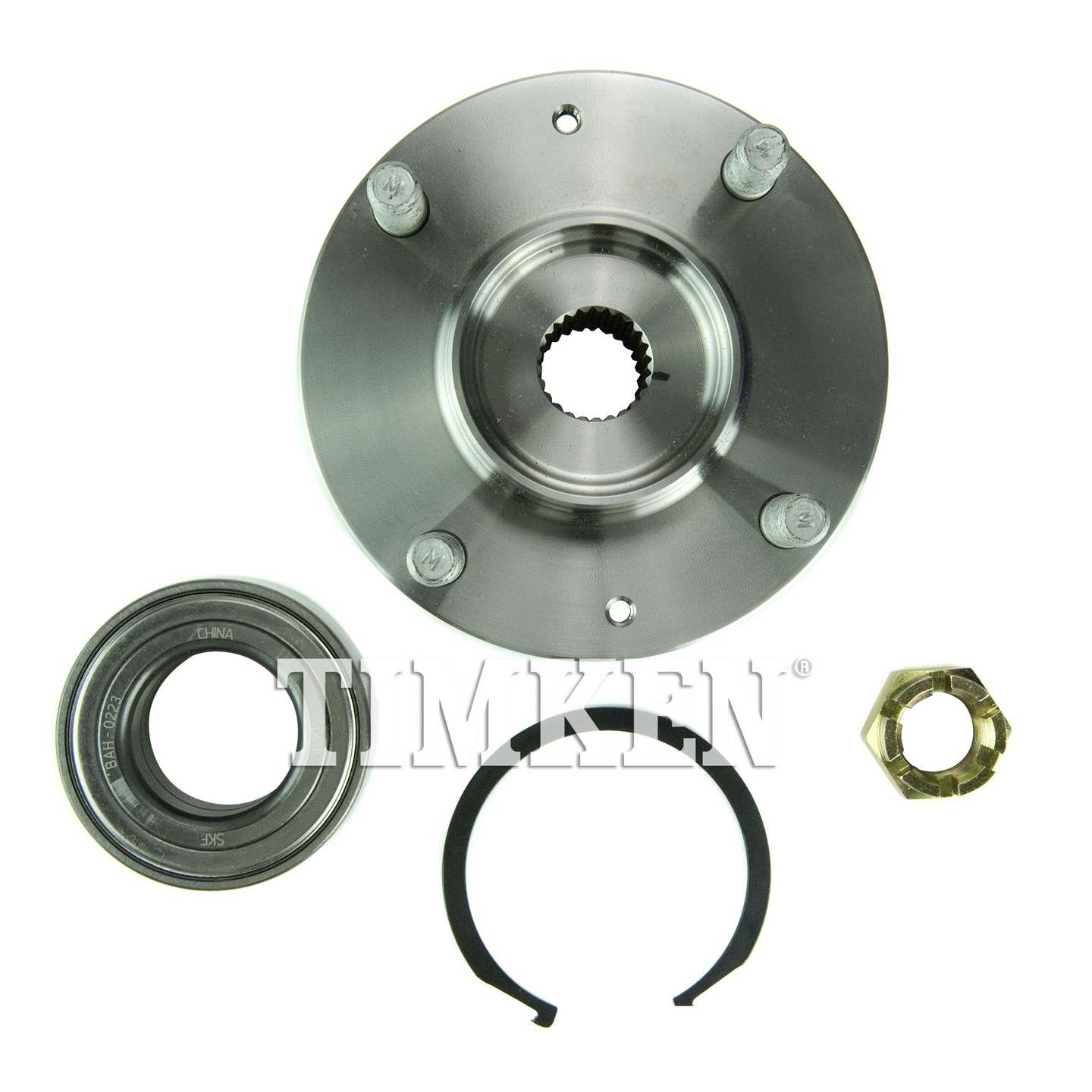 Back View of Front Wheel Bearing and Hub Assembly TIMKEN HA590507