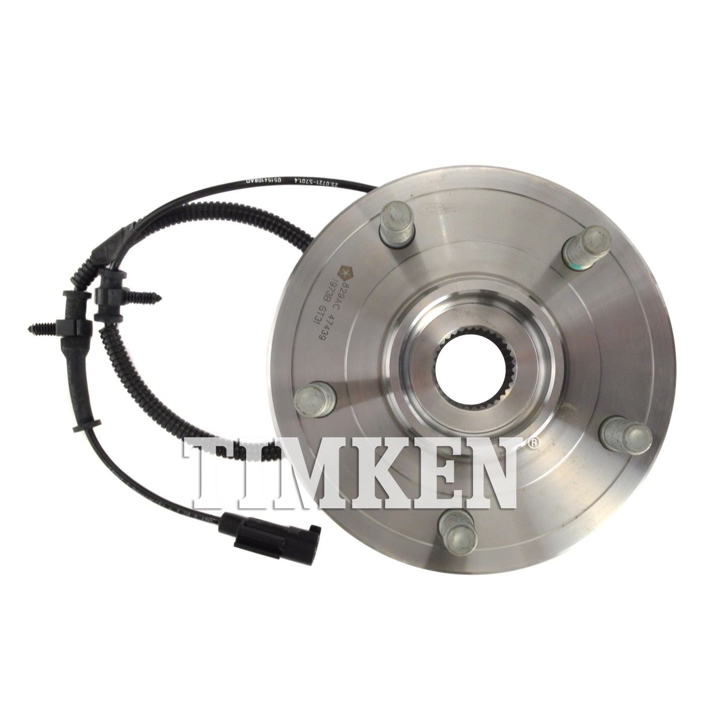 Back View of Front Wheel Bearing and Hub Assembly TIMKEN HA590515