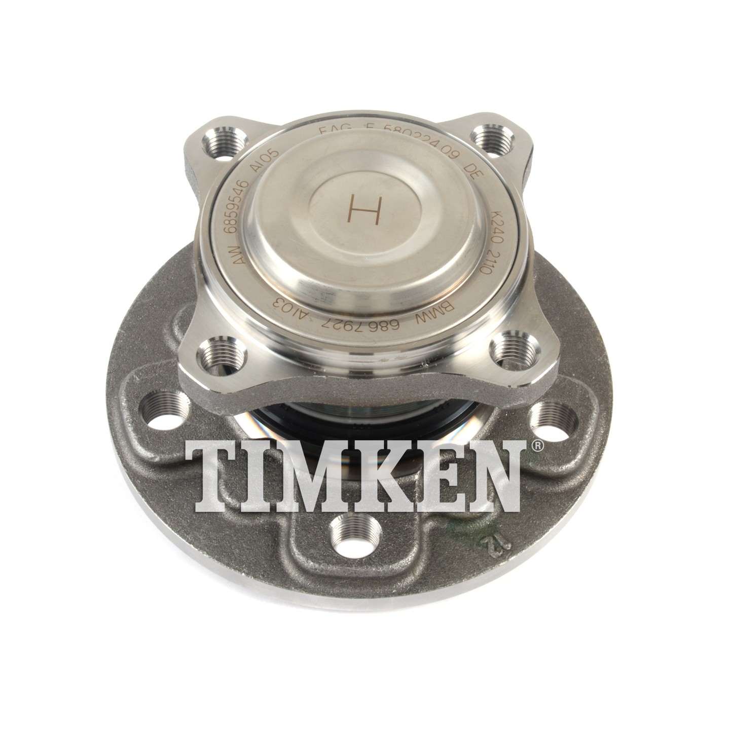 Angle View of Front Wheel Bearing and Hub Assembly TIMKEN HA590562