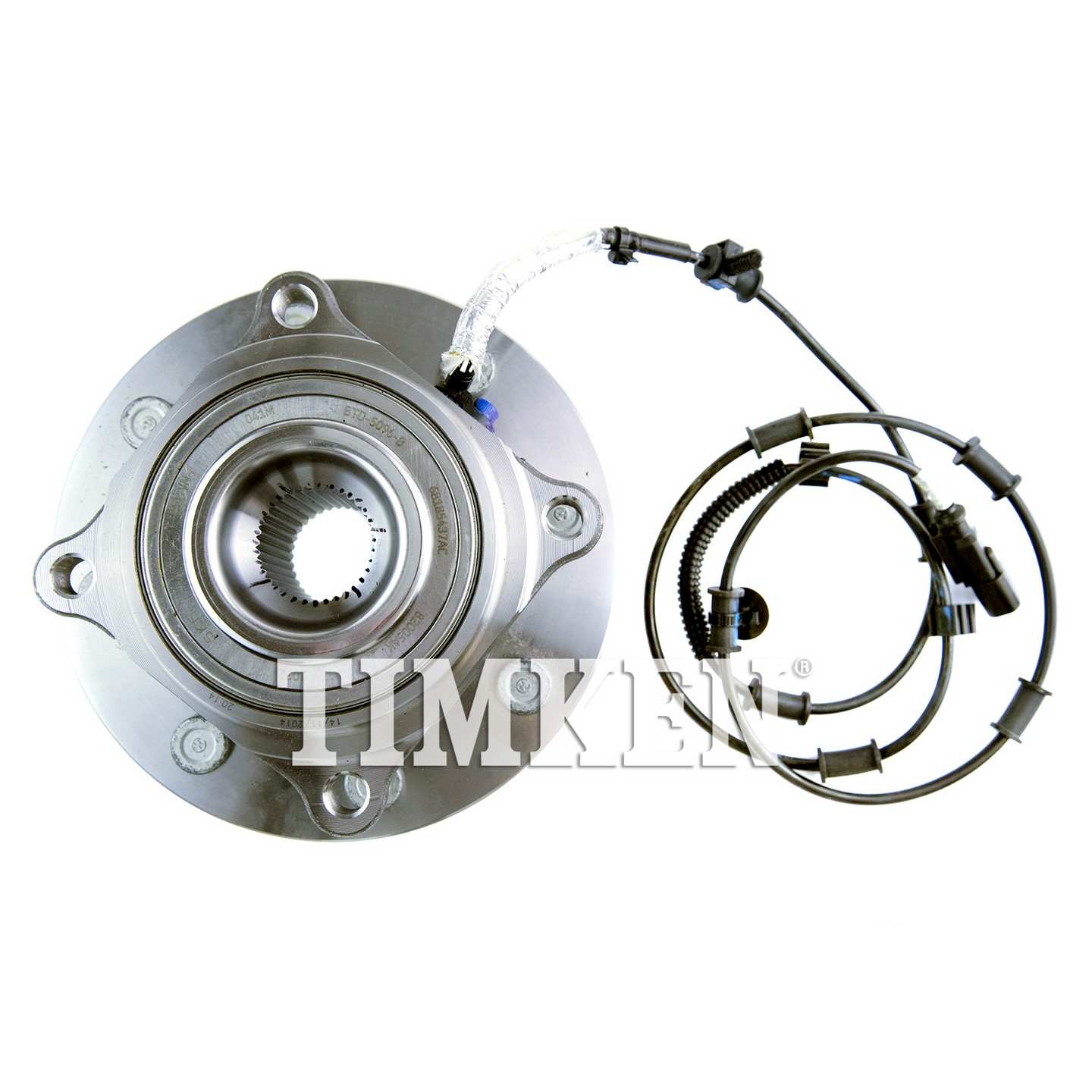 Top View of Front Wheel Bearing and Hub Assembly TIMKEN HA590628