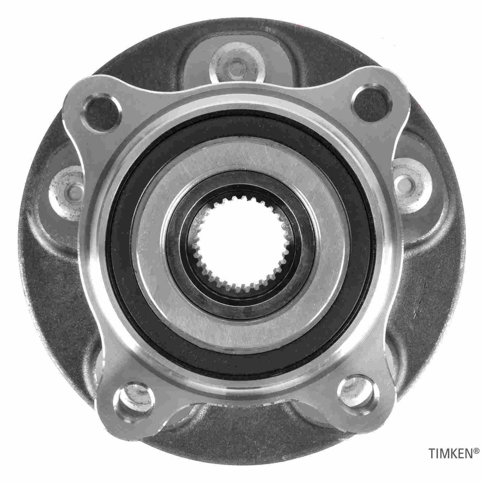 Top View of Front Wheel Bearing and Hub Assembly TIMKEN HA590681