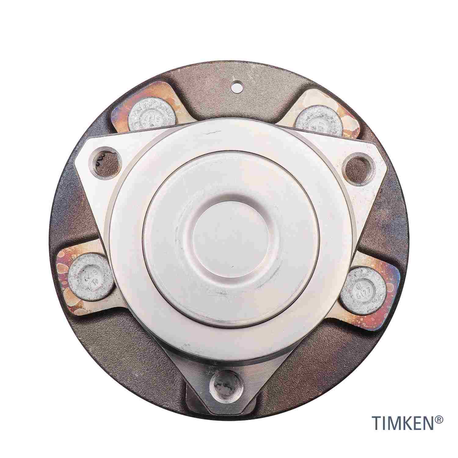 Top View of Front Wheel Bearing and Hub Assembly TIMKEN HA590689