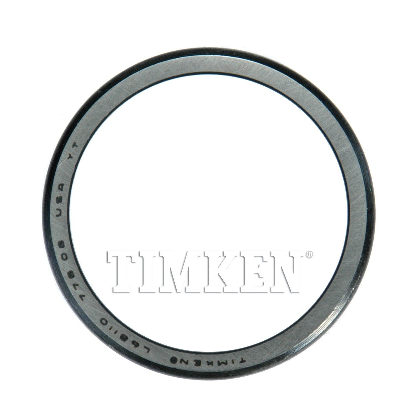 Top View of Front Wheel Bearing Race TIMKEN L68110