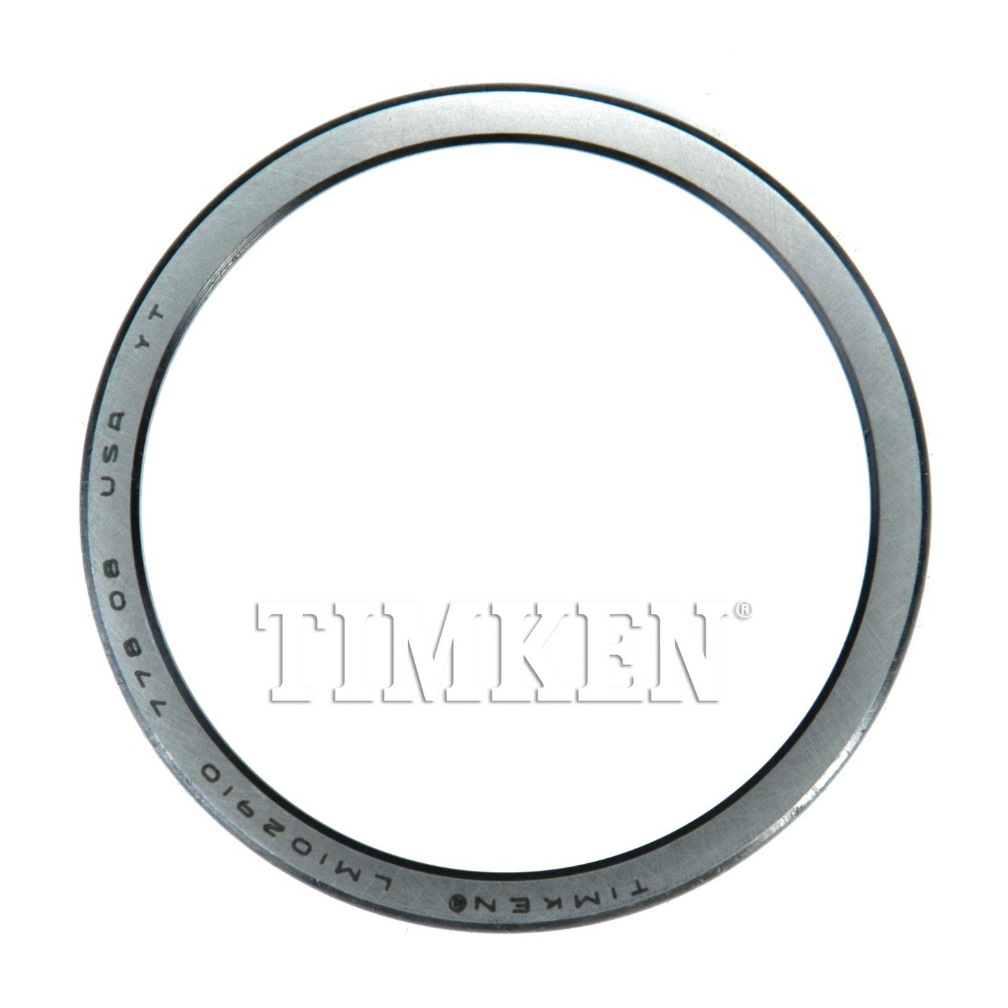 Top View of Front Differential Race TIMKEN LM102910