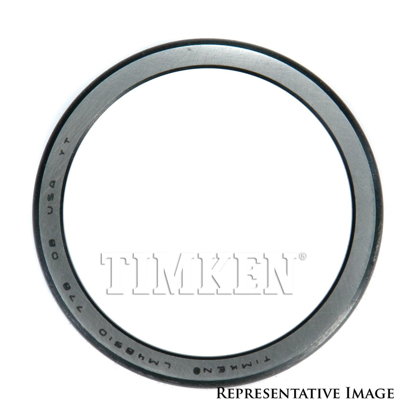 Top View of Rear Differential Race TIMKEN LM603019