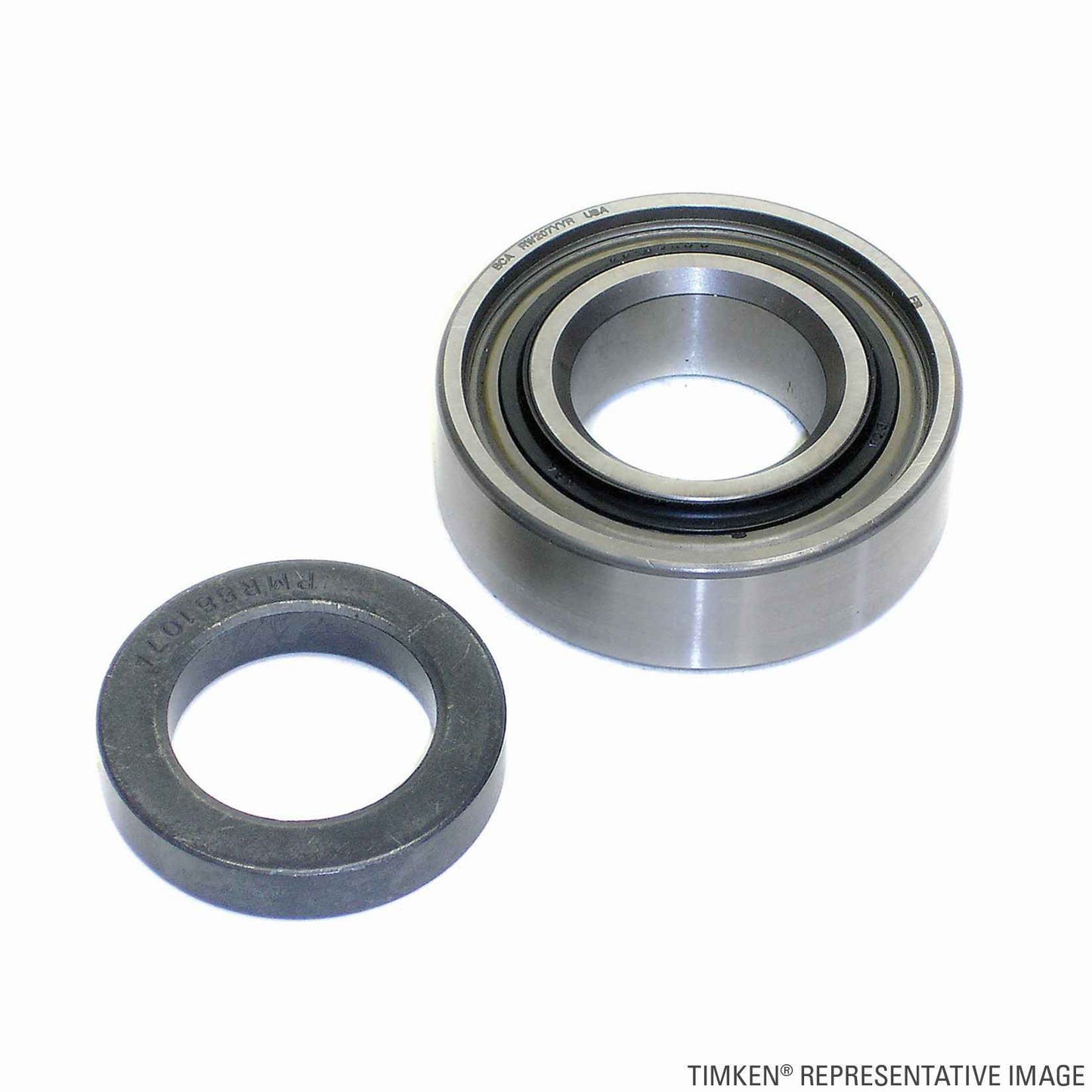 Angle View of Front Center Drive Axle Shaft Bearing TIMKEN RW114R