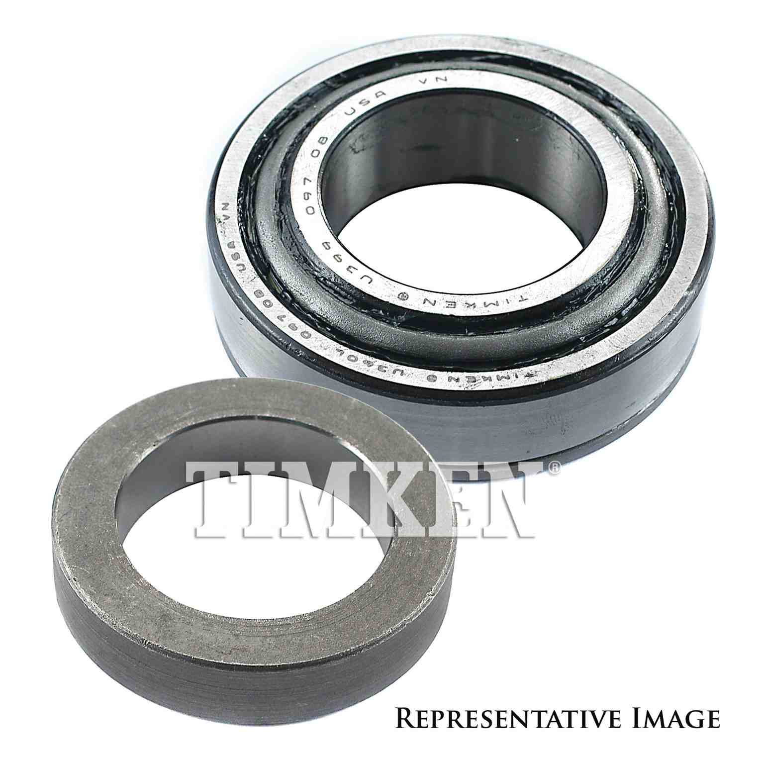 Right View of Rear Wheel Bearing and Race Set TIMKEN SET10