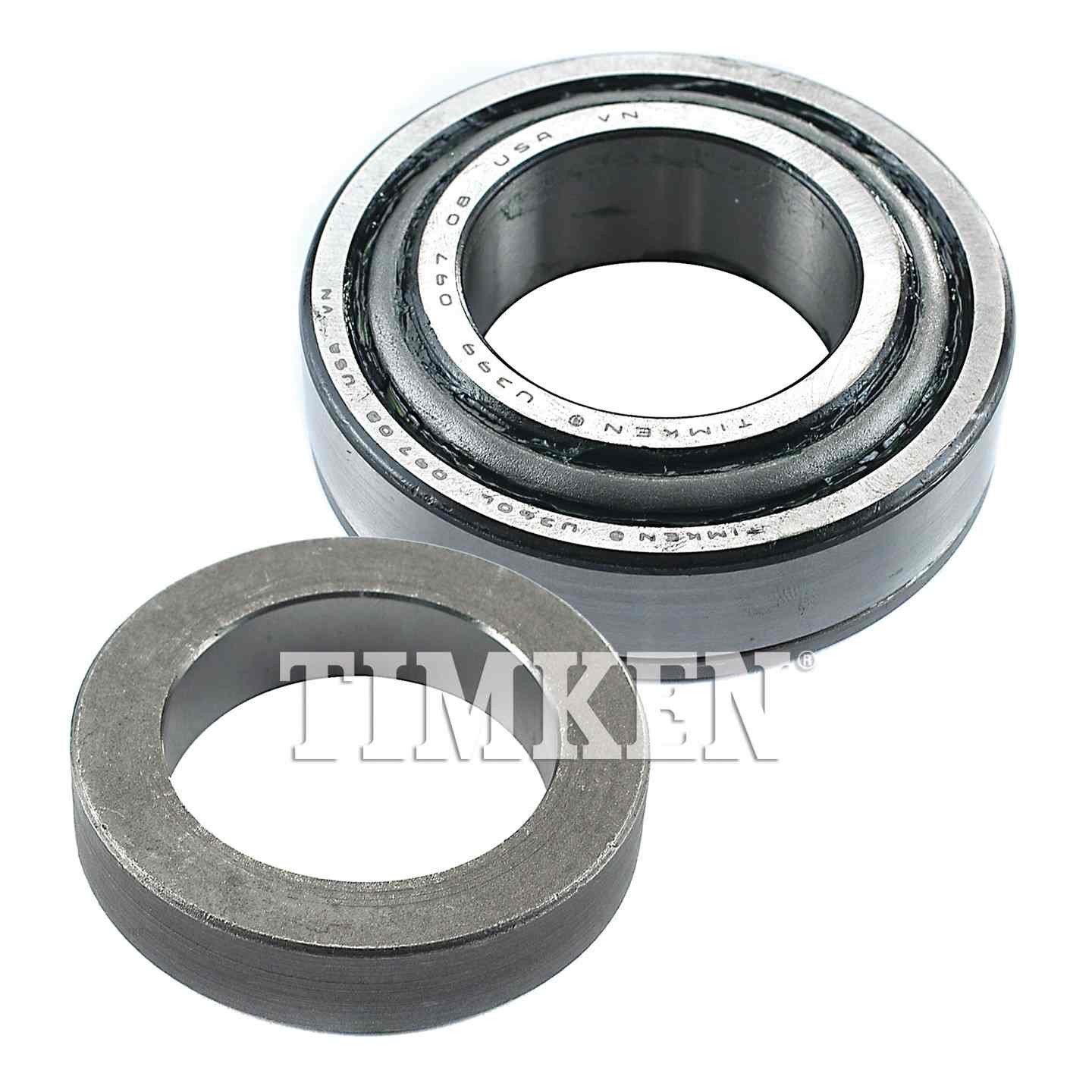 Top View of Rear Wheel Bearing and Race Set TIMKEN SET10