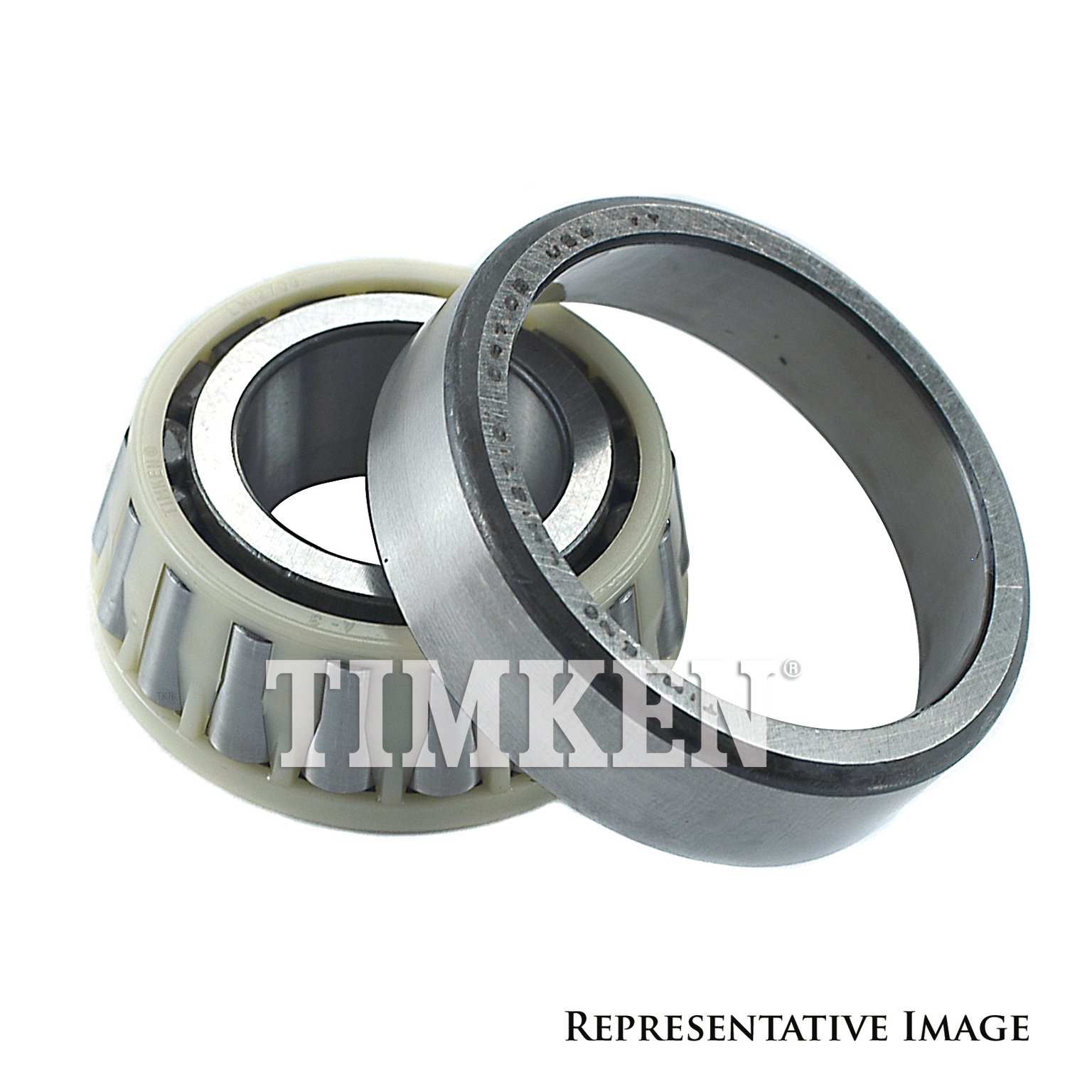 Right View of Front Wheel Bearing and Race Set TIMKEN SET34